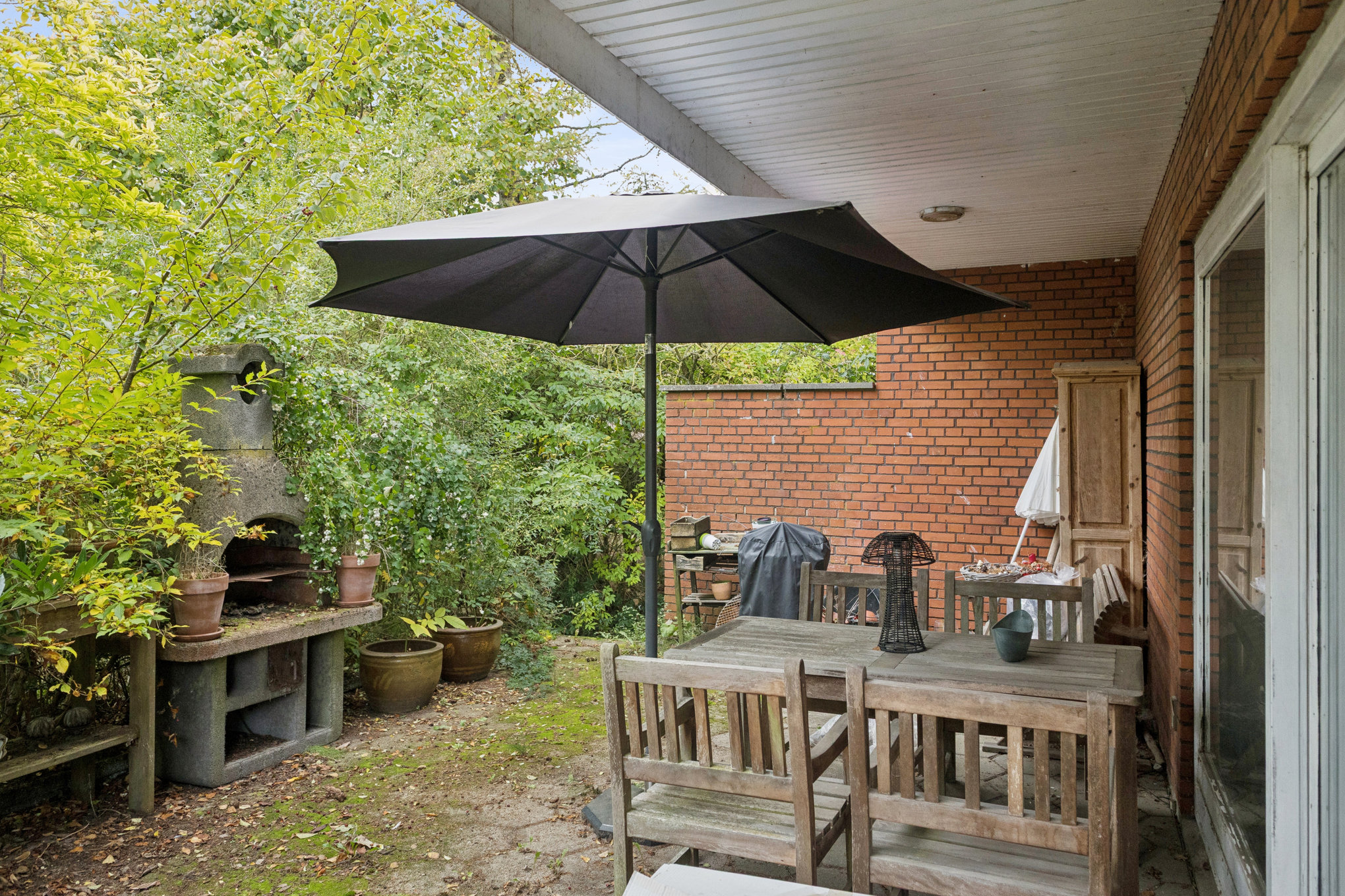 Fremhævet terrasse billede i fuldskærmstilstand. Billede af Toftevænget 7B, Over Hornbæk, 8920 Randers NV