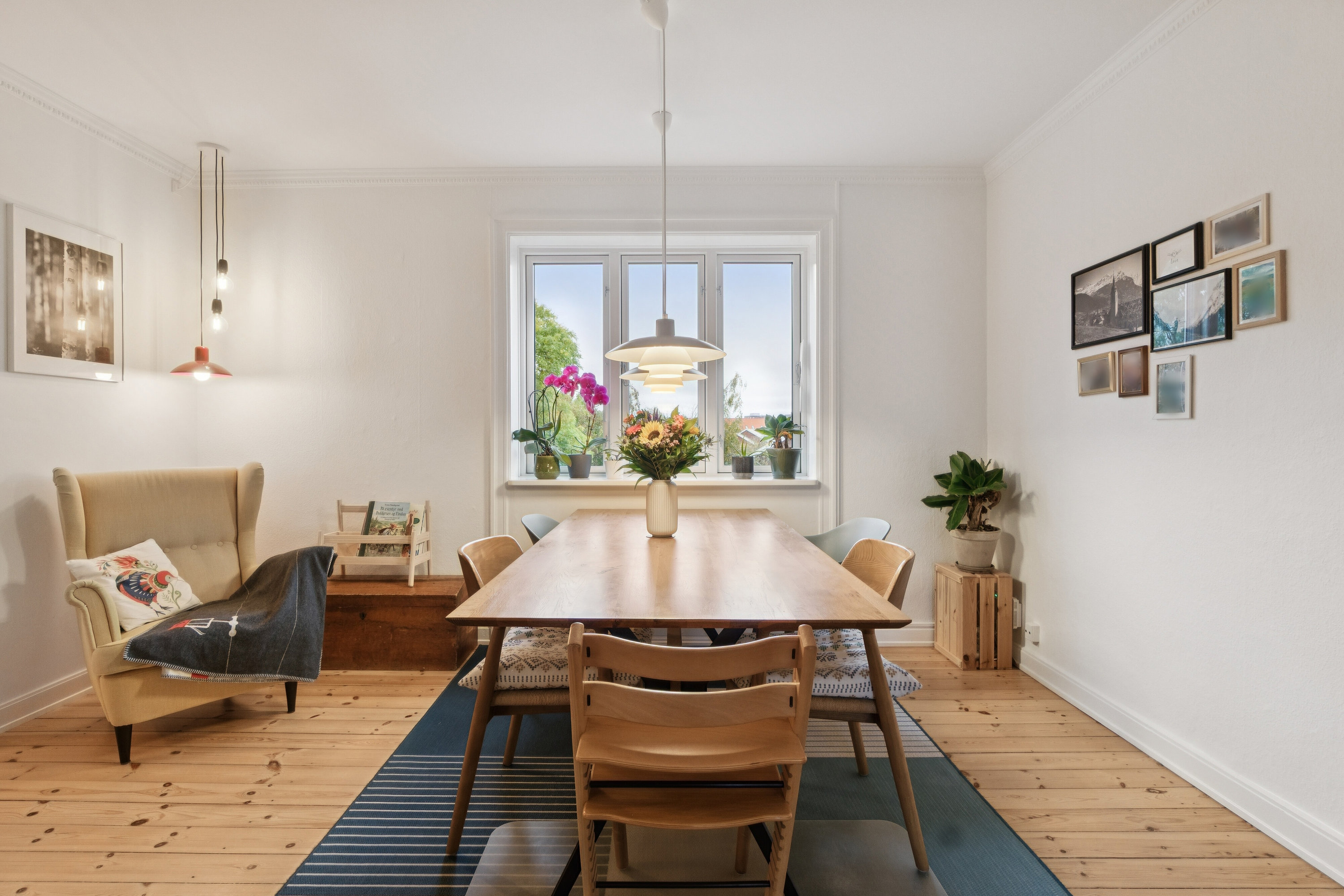 Fremhævet spisestue billede i fuldskærmstilstand. Billede af Øresundsvej 104, 4. th., 2300 København S