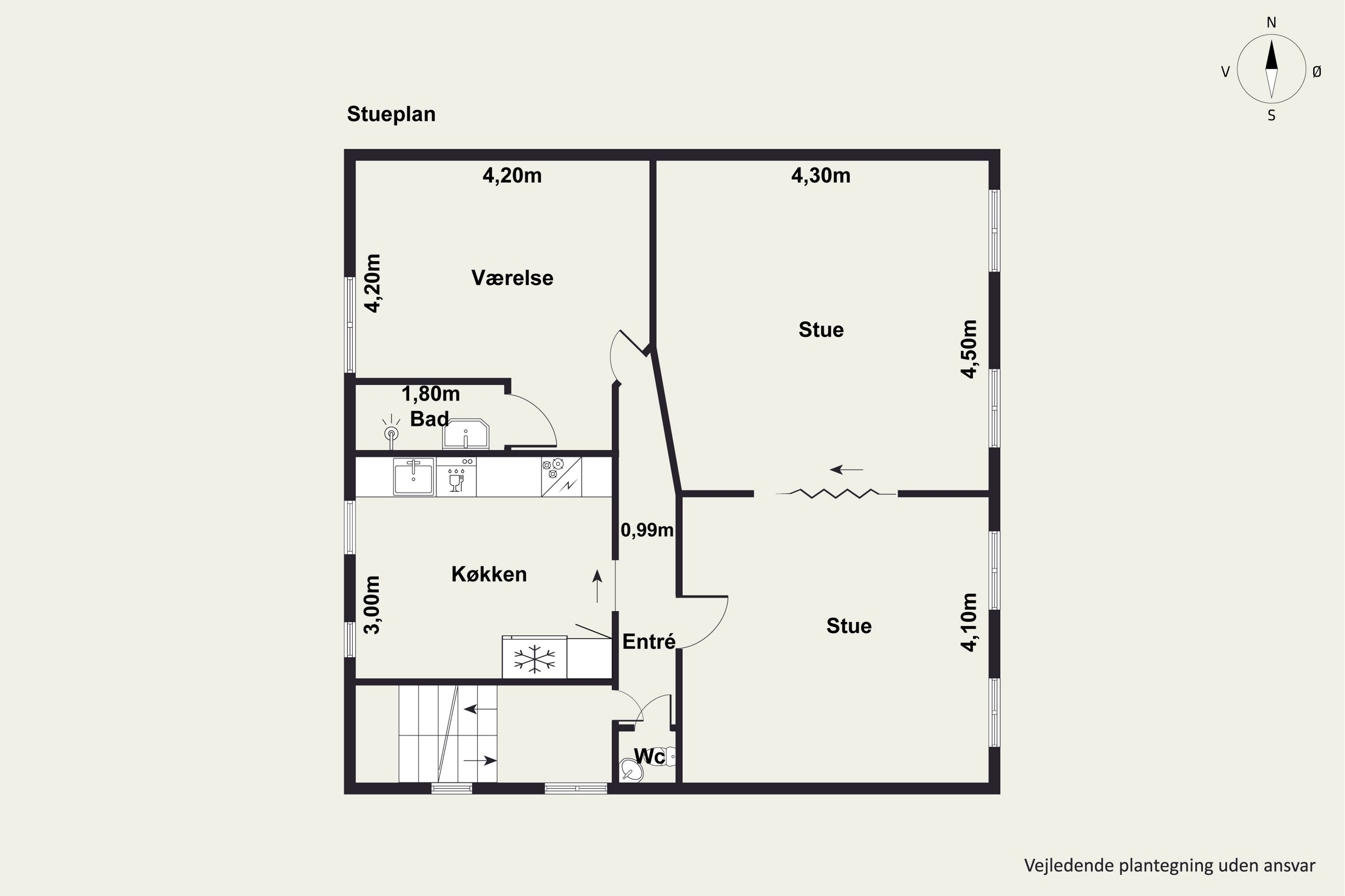 Plantegninger billede af Schleppegrellsgade 35, Vestbyen, 9000 Aalborg