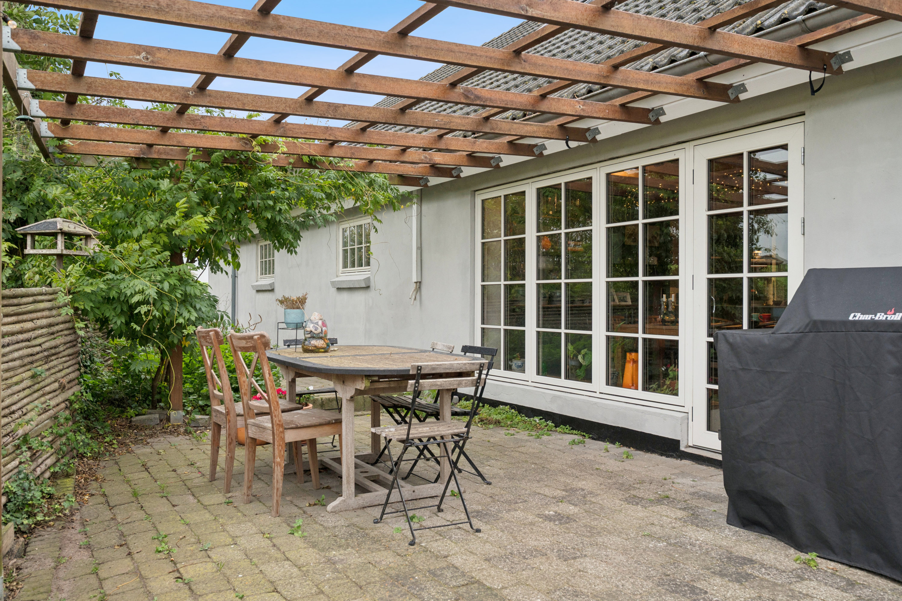 Fremhævet terrasse billede i fuldskærmstilstand. Billede af Firhøjevej 13, V Alling Mk, 8963 Auning