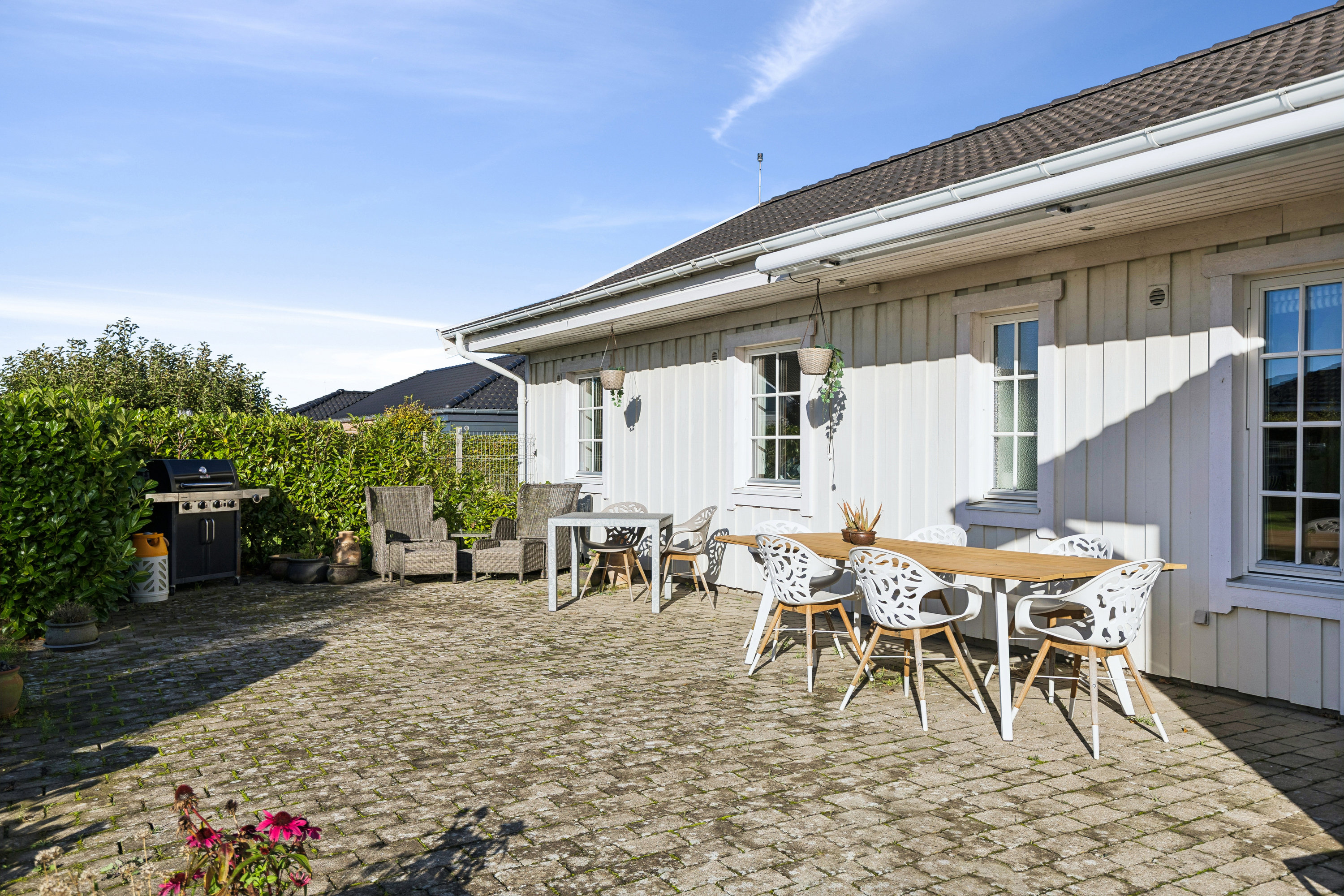 Fremhævet terrasse billede i fuldskærmstilstand. Billede af Havnsøgårdsvej 13, Havnsø, 4591 Føllenslev