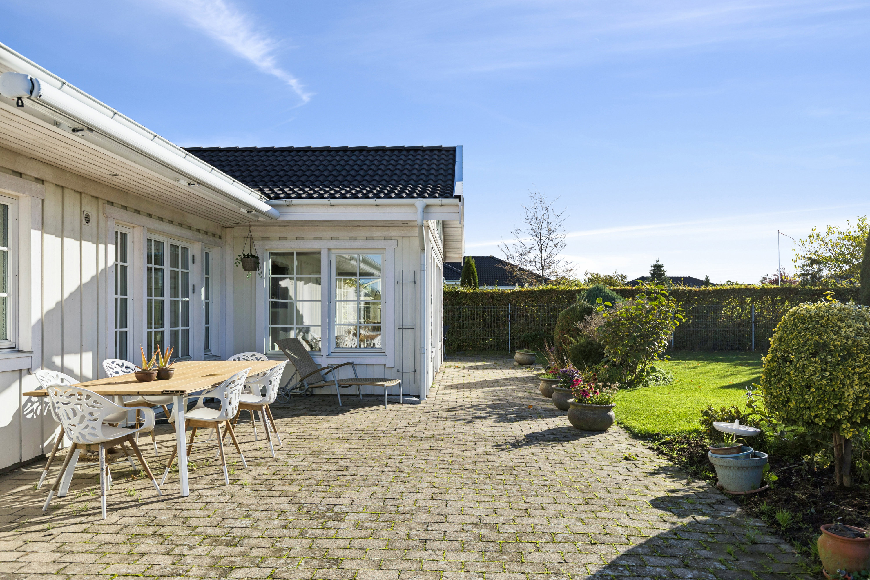 Fremhævet terrasse billede i fuldskærmstilstand. Billede af Havnsøgårdsvej 13, Havnsø, 4591 Føllenslev