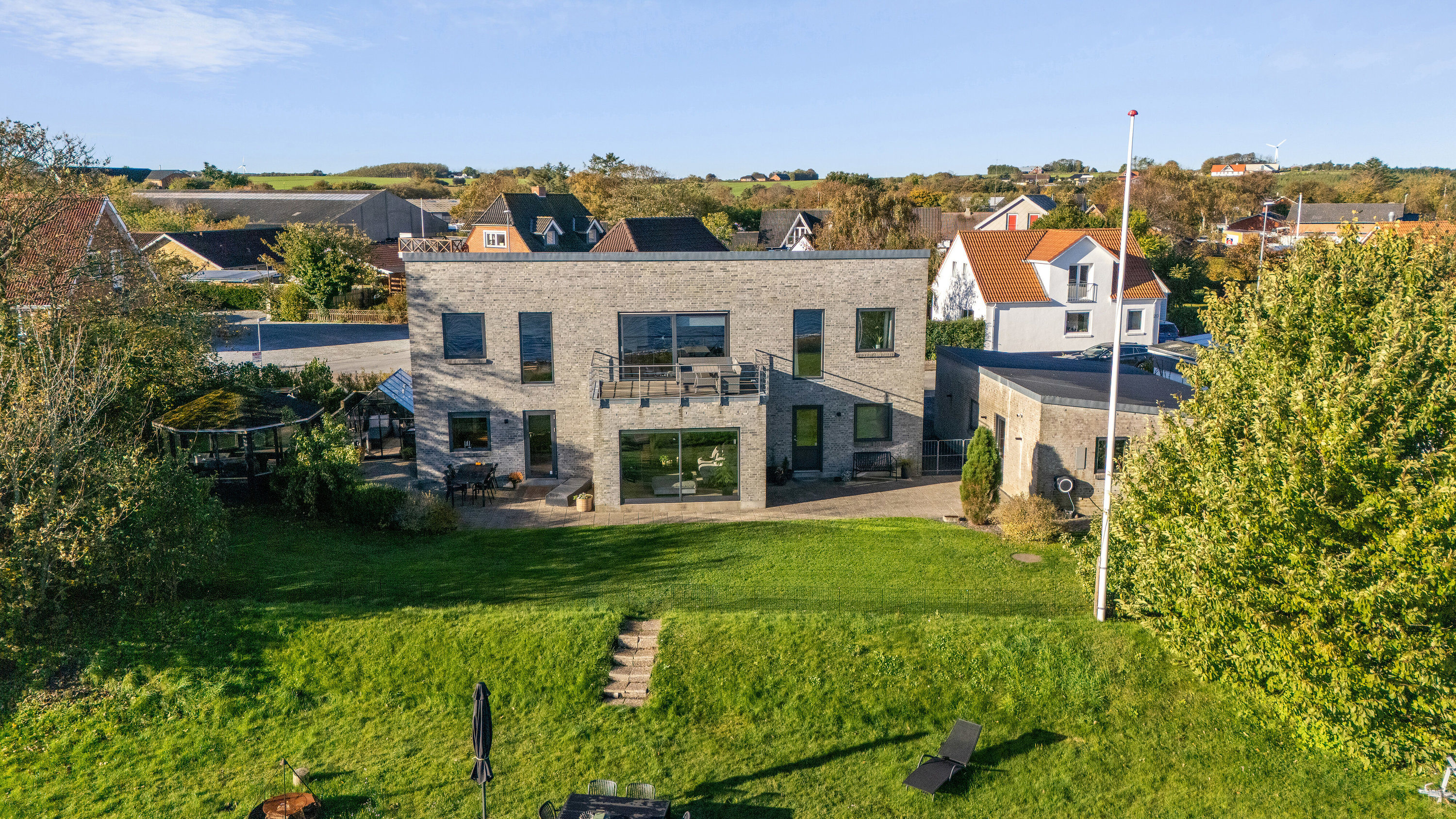 Fremhævet luftfoto billede i fuldskærmstilstand. Billede af Skyumvej 27, Vilsund, 7700 Thisted