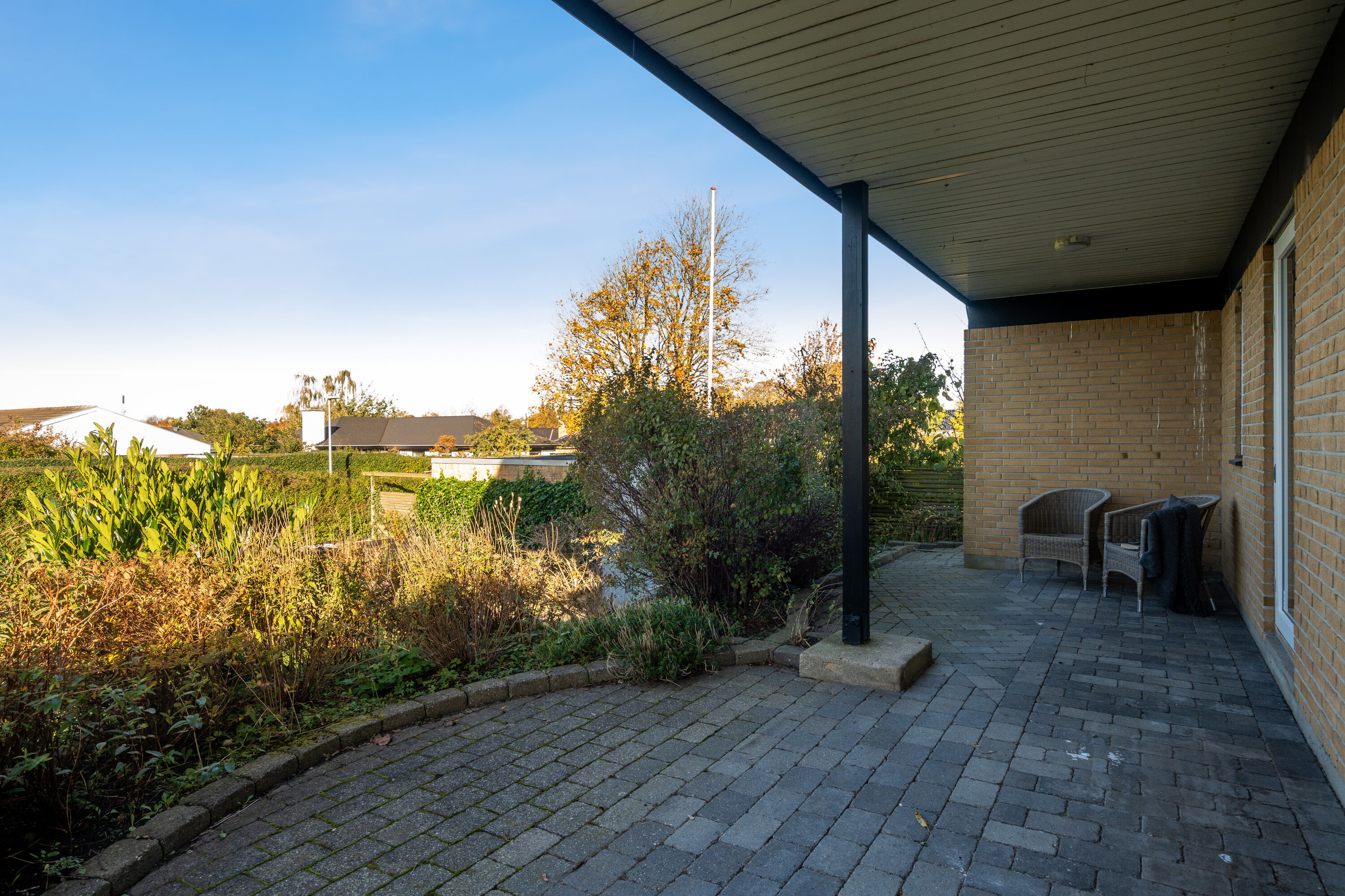 Fremhævet terrasse billede i fuldskærmstilstand. Billede af Jens Kalstrups Vej 36, Hasseris, 9000 Aalborg
