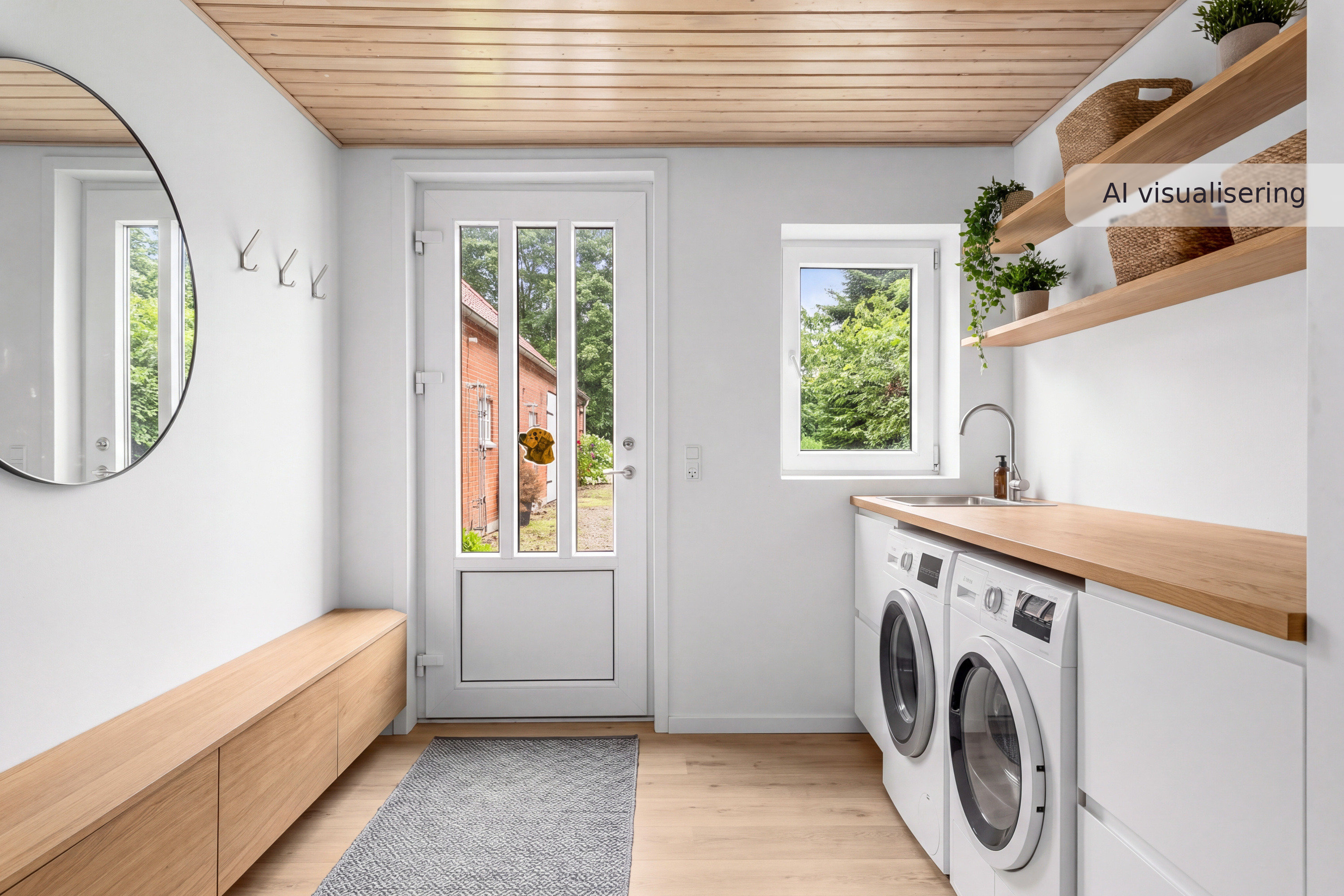 Fremhævet nybolig visual — entré — moderne (visualisering nr. 17280) billede i fuldskærmstilstand. Billede af Flensborglandevej 23, St Tøndemark, 6270 Tønder