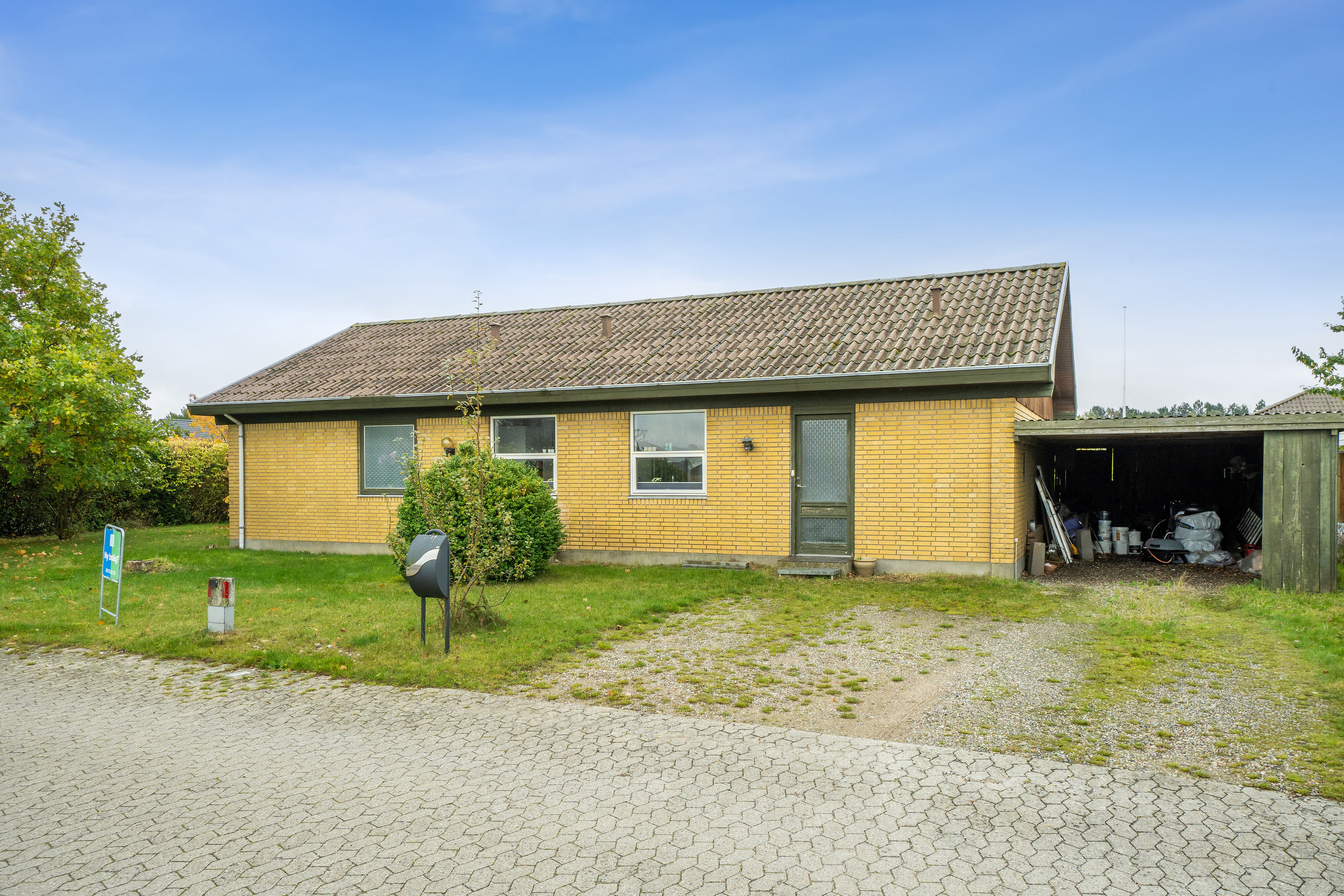 Fremhævet set fra vejen billede i fuldskærmstilstand. Billede af Egebjergvej 55, Sørbymagle, 4200 Slagelse