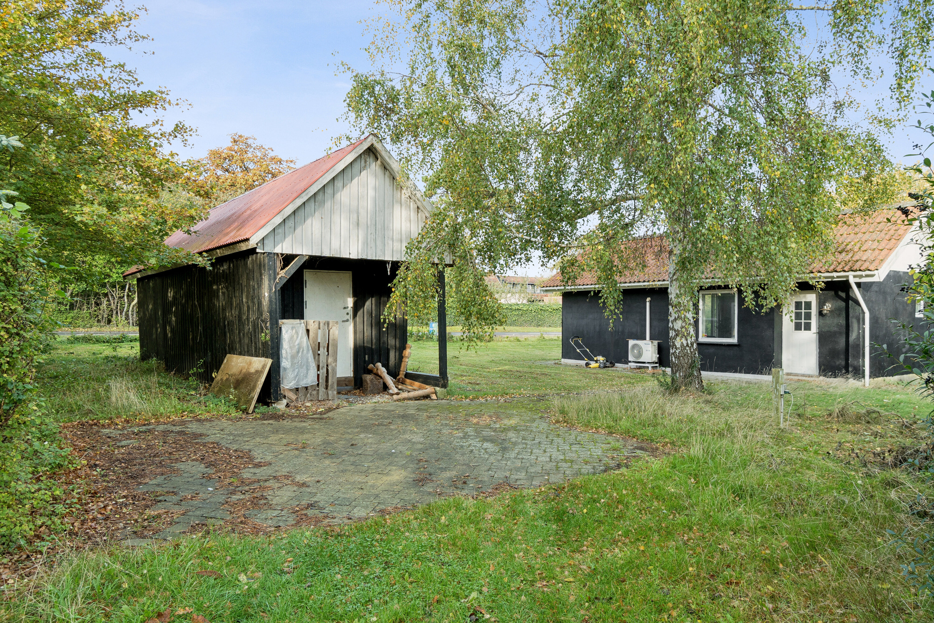 Fremhævet set fra haven billede i fuldskærmstilstand. Billede af Træløbervej 13, Ll Kongsmark, 4200 Slagelse