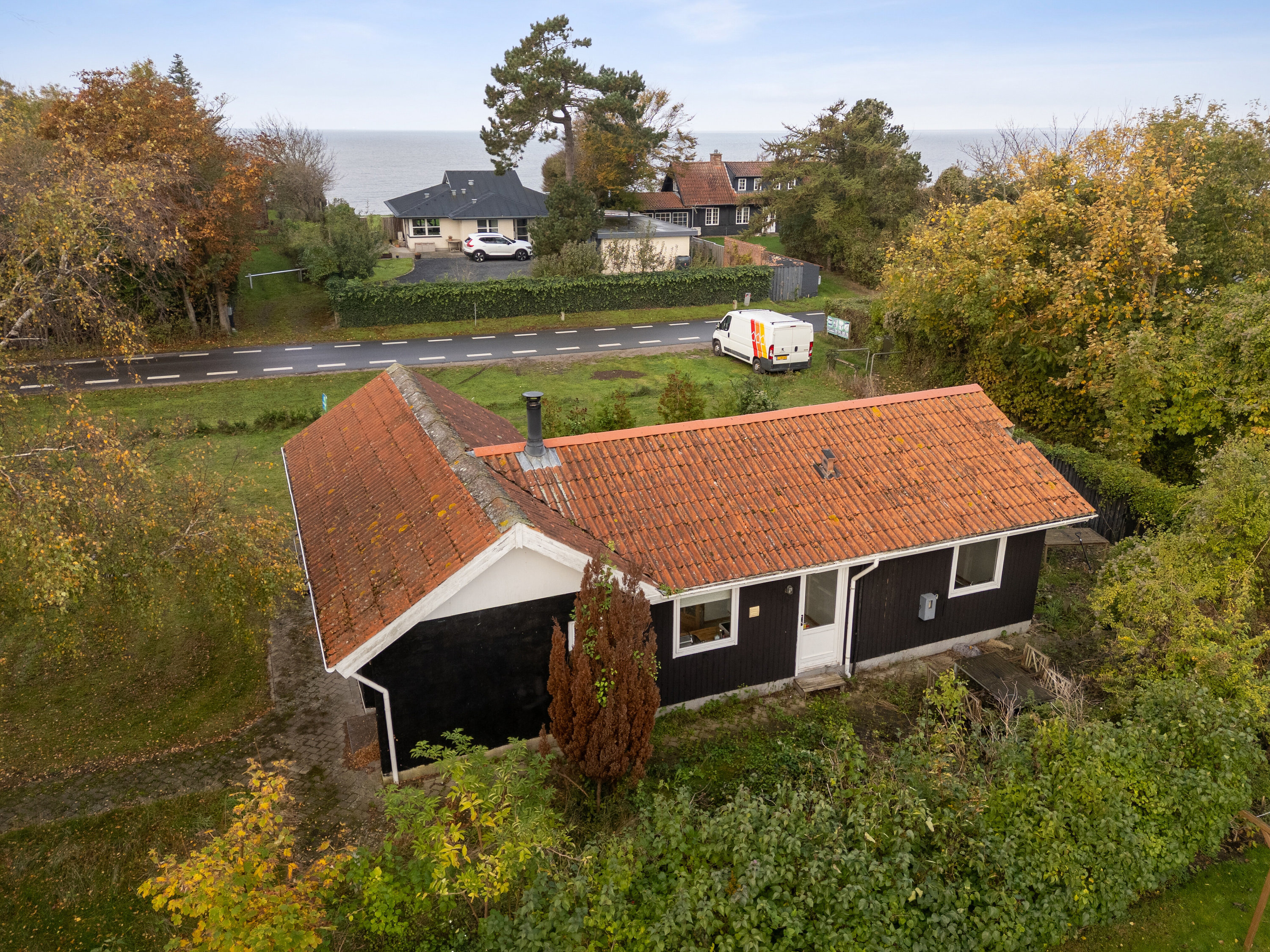 Fremhævet set fra haven billede i fuldskærmstilstand. Billede af Træløbervej 13, Ll Kongsmark, 4200 Slagelse