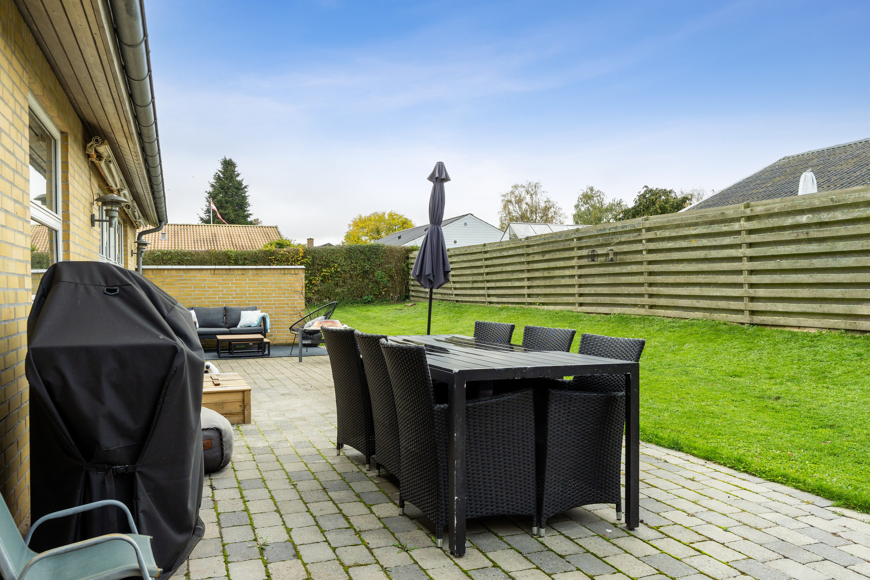 Fremhævet terrasse billede i fuldskærmstilstand. Billede af Søholmparken 45, 4200 Slagelse