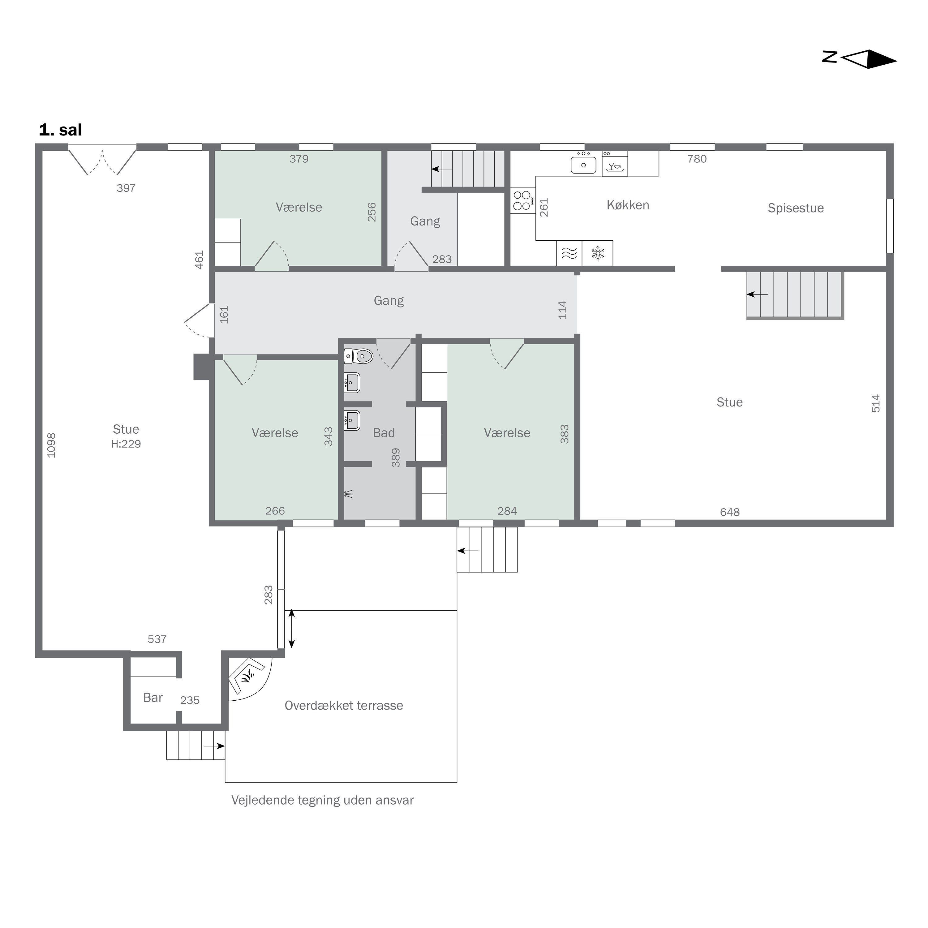 Plantegninger billede af Bredgade 43, Bred, 5492 Vissenbjerg