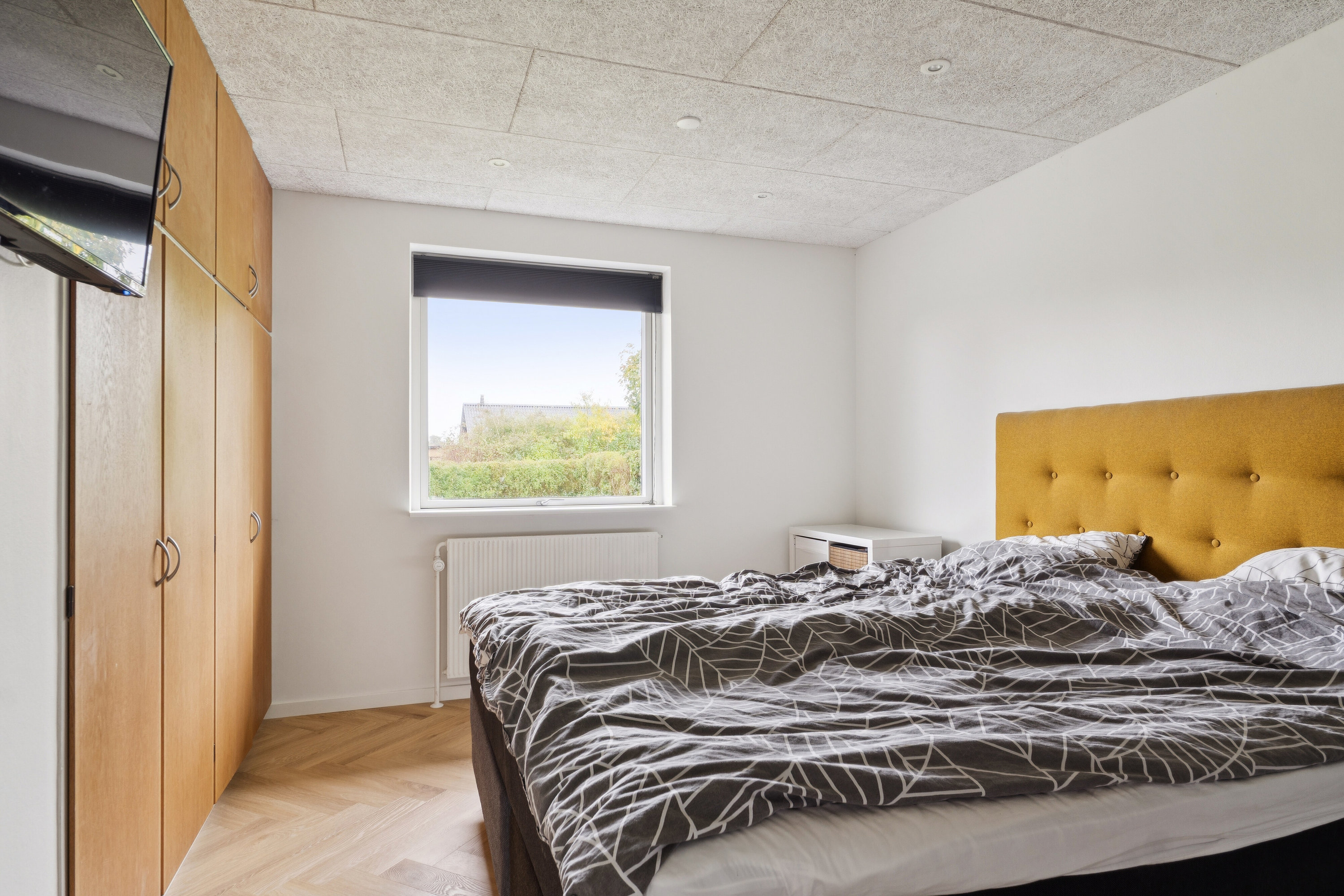 Fremhævet soveværelse billede i fuldskærmstilstand. Billede af Mosevej 10, 7442 Engesvang