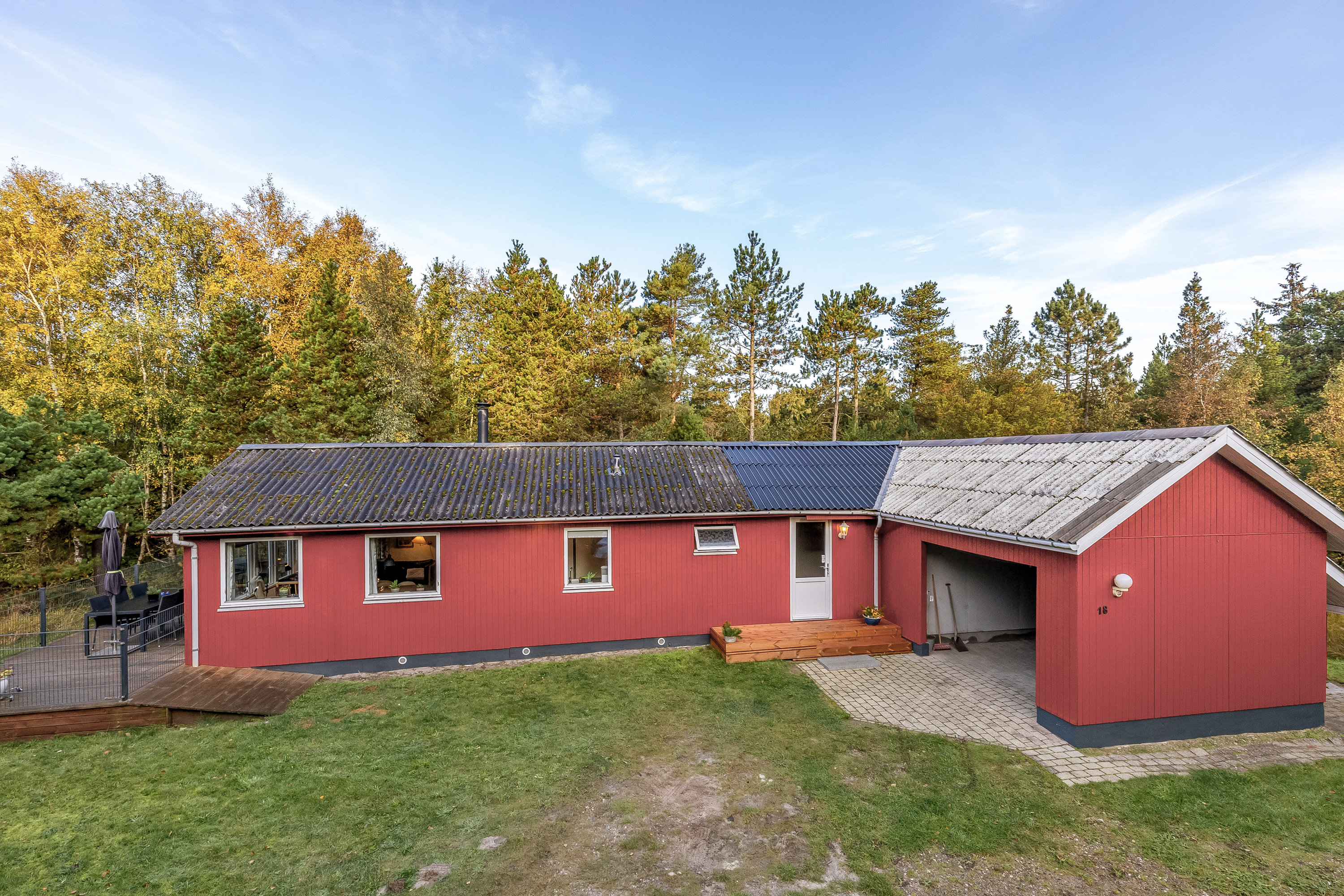 Fremhævet facade billede i fuldskærmstilstand. Billede af Godthåbsvej 18, Kongsmark, 6792 Rømø