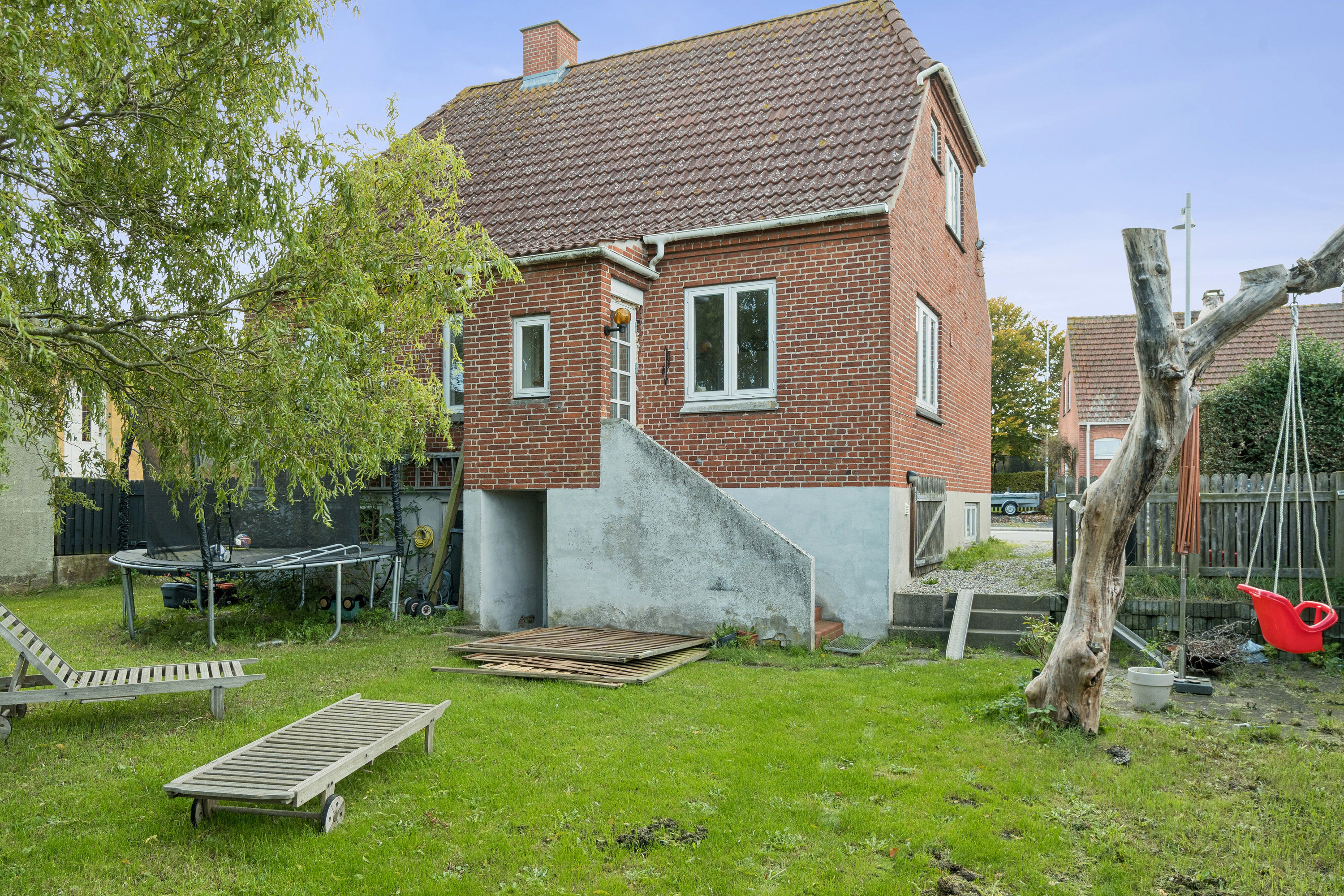 Fremhævet set fra haven billede i fuldskærmstilstand. Billede af Borgergade 14, 4241 Vemmelev