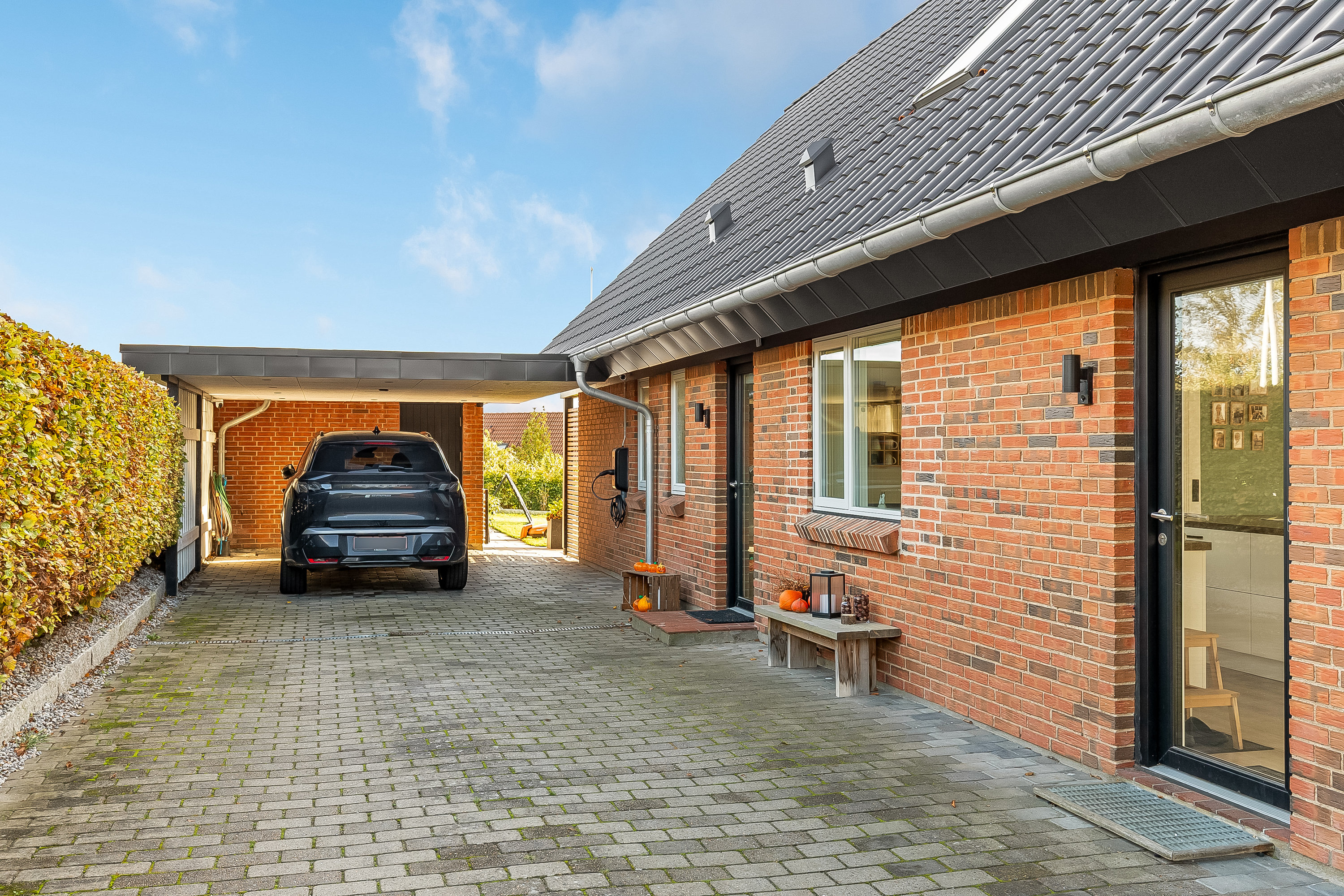 Fremhævet carport billede i fuldskærmstilstand. Billede af Frejasvej 39, 6000 Kolding
