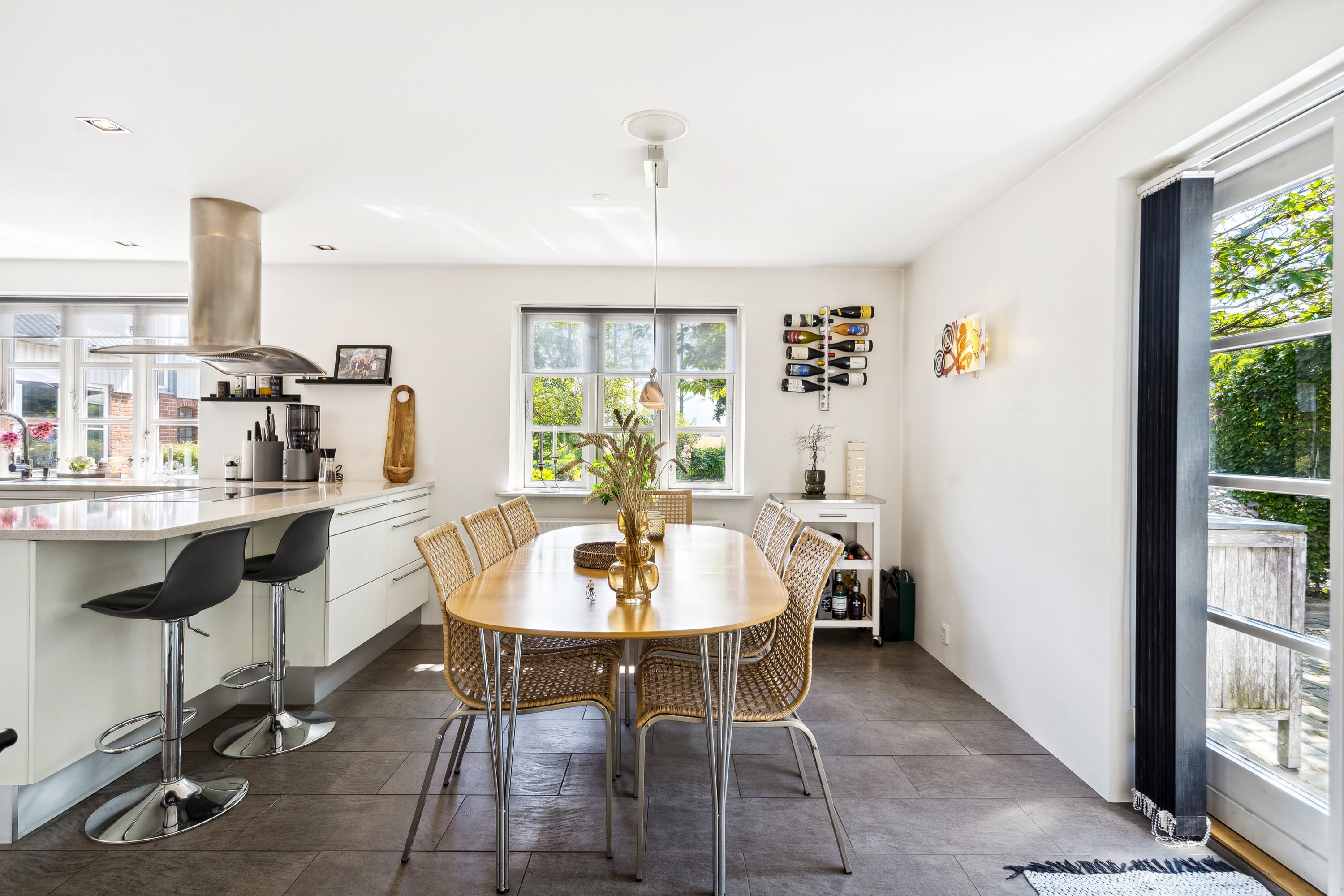 Fremhævet køkken alrum billede i fuldskærmstilstand. Billede af Hæstvej 55, 8380 Trige