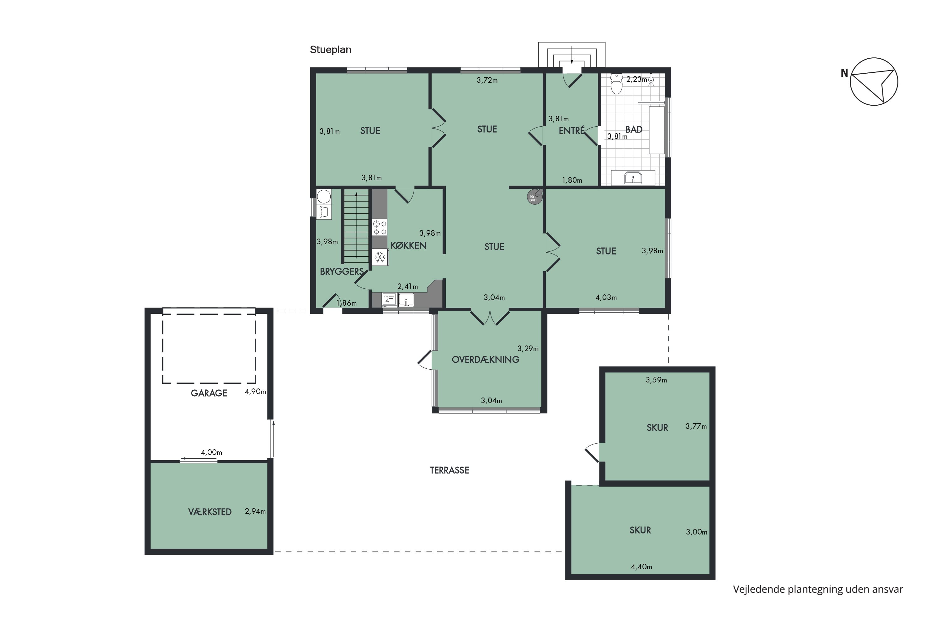Plantegninger billede af Vesterbrogade 5, Lem, 7860 Spøttrup
