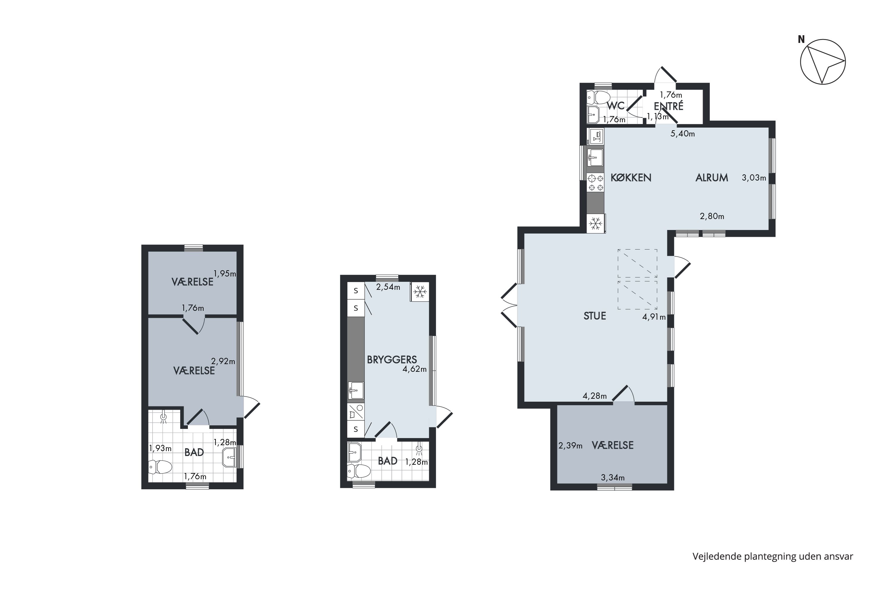 Plantegninger billede af Chr Bachsvej 9A, Asserballeskov, 6440 Augustenborg