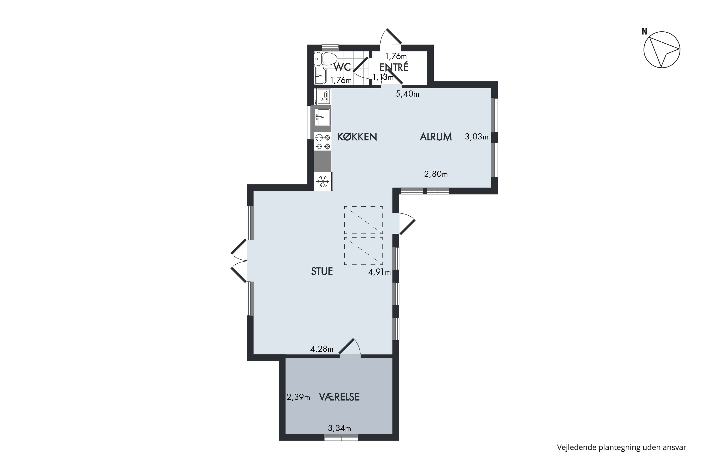 Plantegninger billede af Chr Bachsvej 9A, Asserballeskov, 6440 Augustenborg