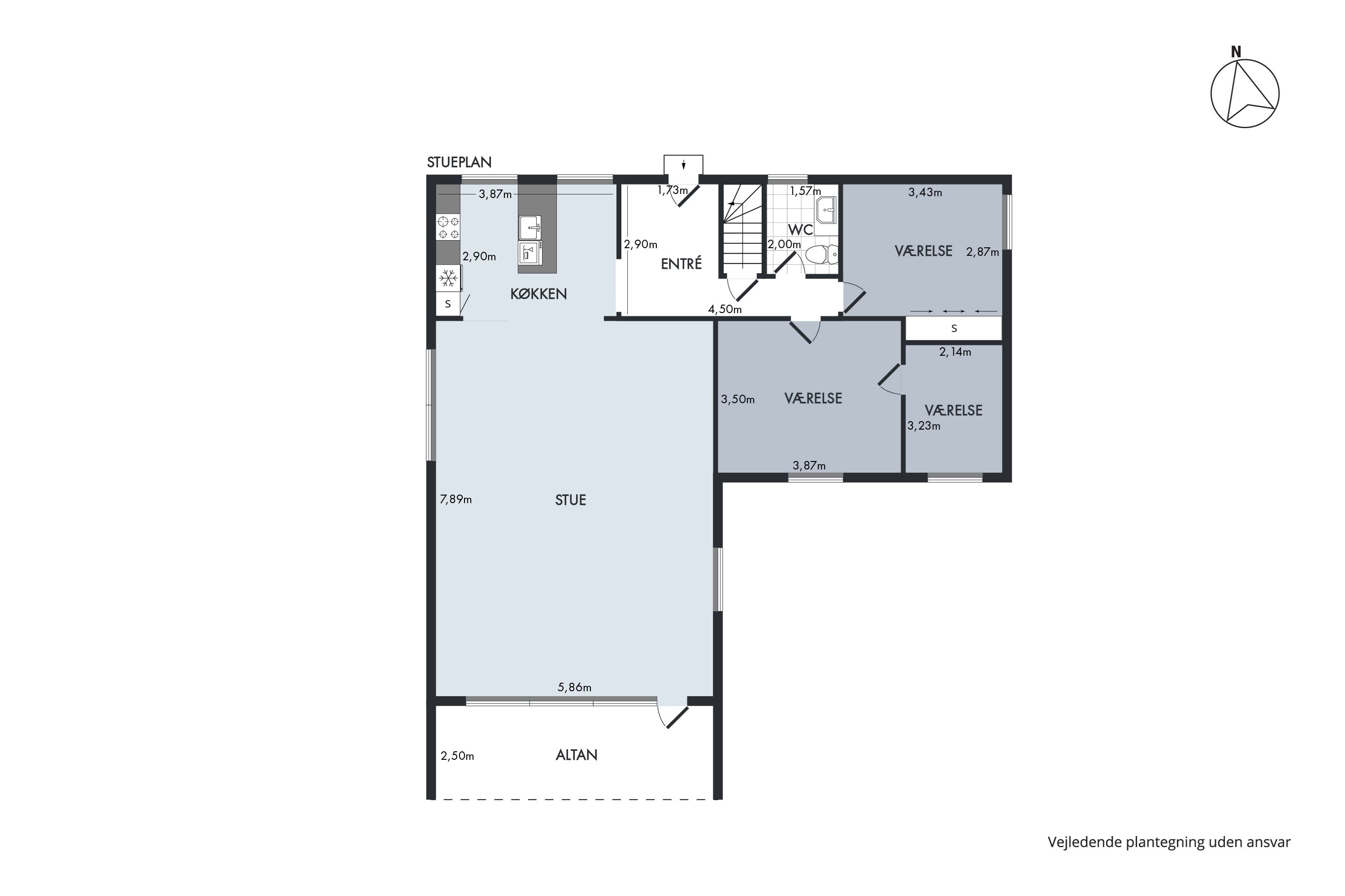 Plantegninger billede af Præstbrovej 355, Øster Jølby, 7950 Erslev
