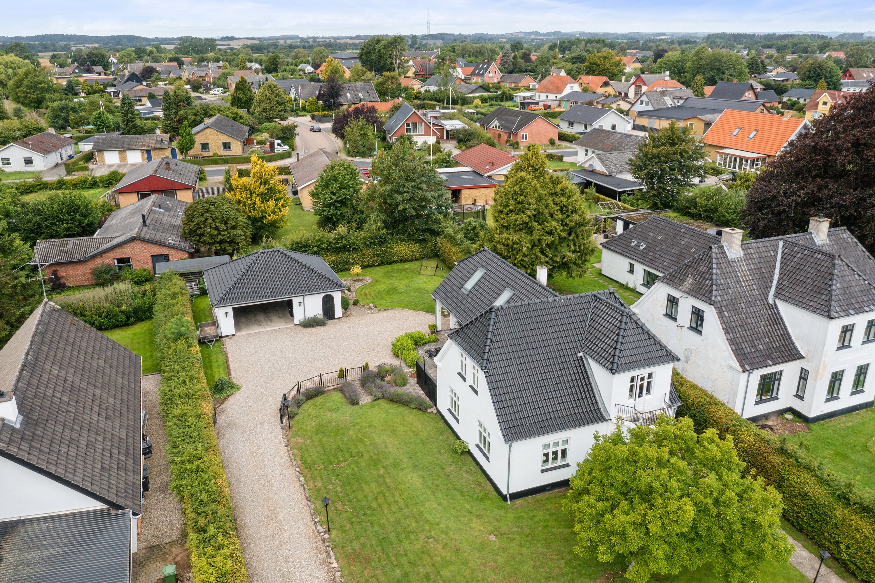 Fremhævet luftfoto billede i fuldskærmstilstand. Billede af Søndervej 12, Brobyværk, 5672 Broby