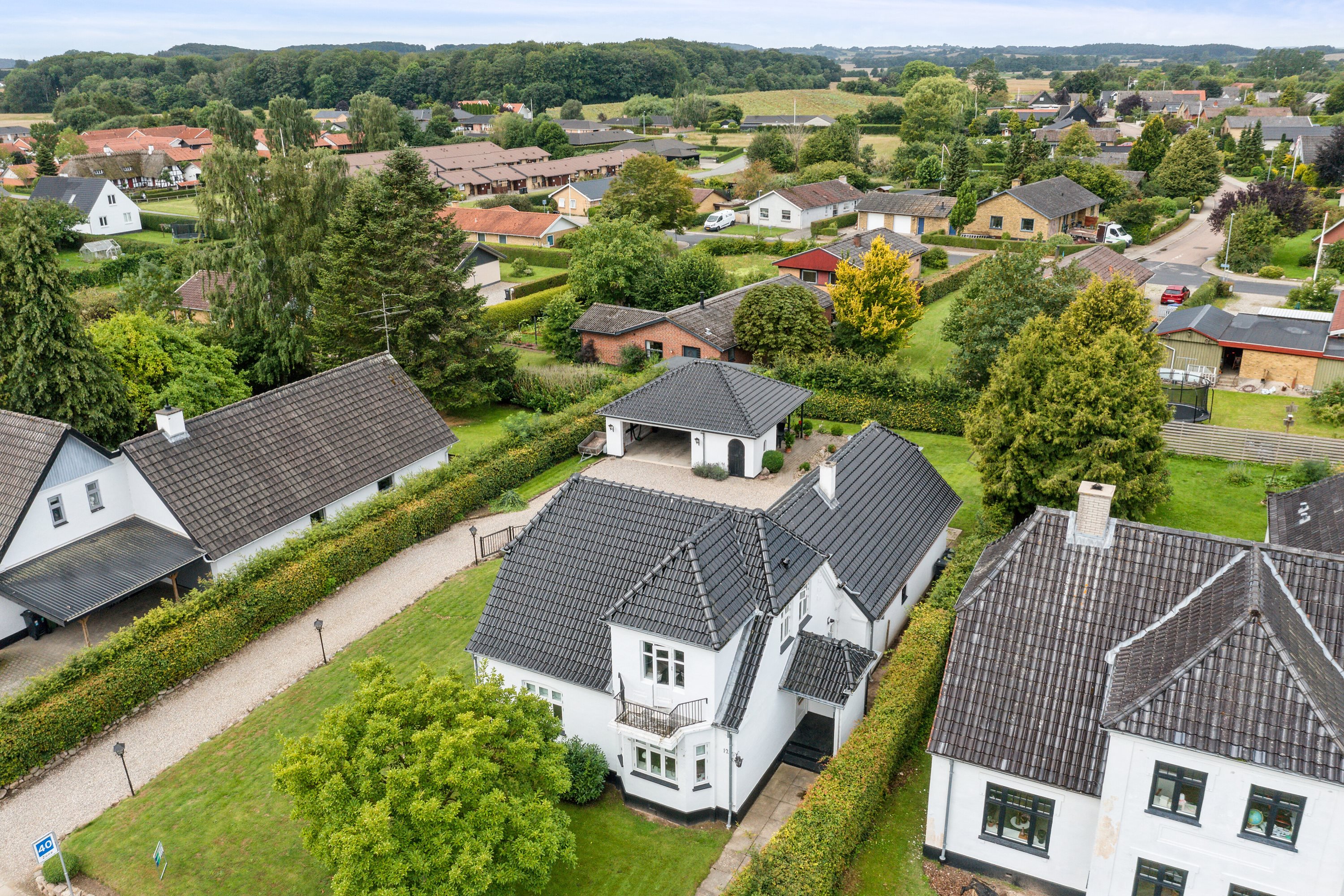 Fremhævet luftfoto billede i fuldskærmstilstand. Billede af Søndervej 12, Brobyværk, 5672 Broby