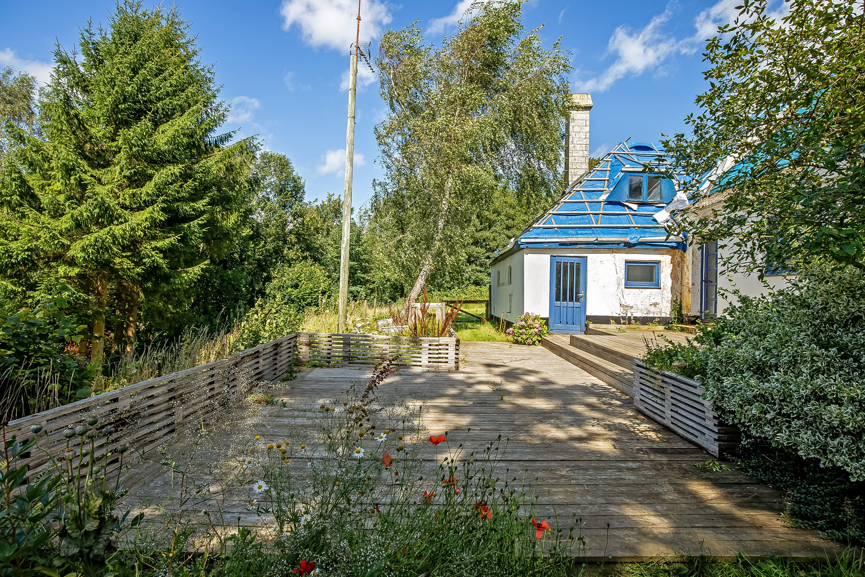 Fremhævet terrasse billede i fuldskærmstilstand. Billede af Fagerlien 31, Egum, 7000 Fredericia