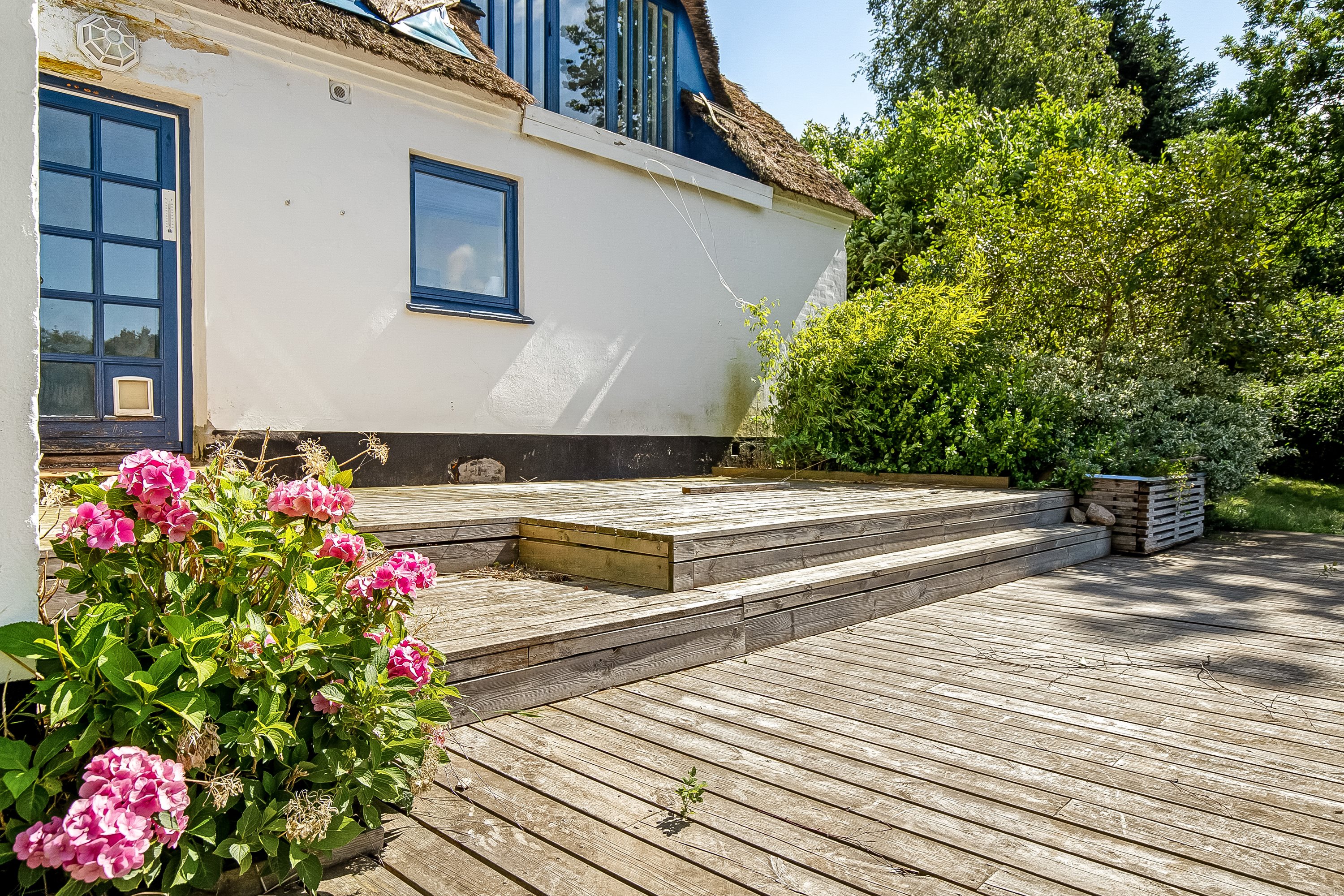 Fremhævet terrasse billede i fuldskærmstilstand. Billede af Fagerlien 31, Egum, 7000 Fredericia