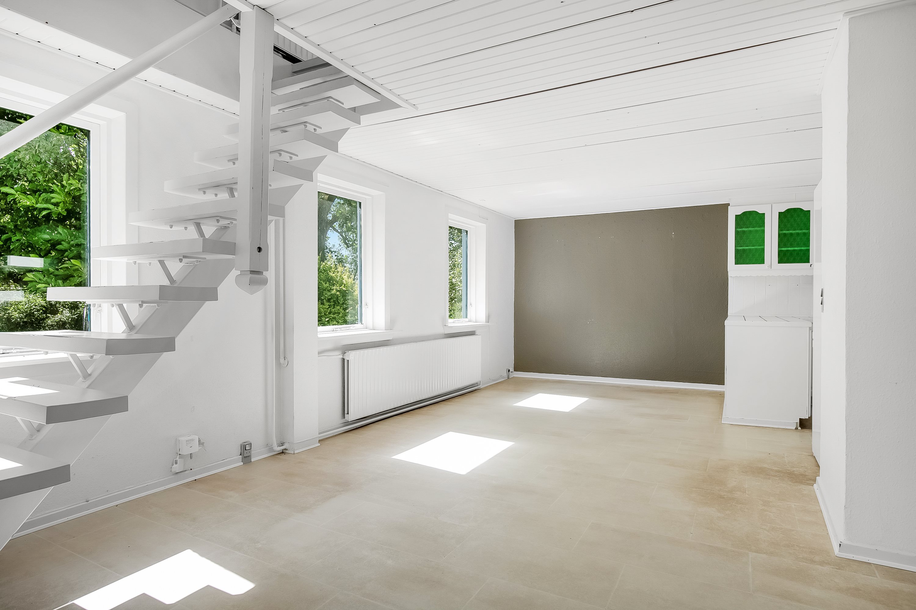 Fremhævet køkken alrum billede i fuldskærmstilstand. Billede af Fagerlien 31, Egum, 7000 Fredericia