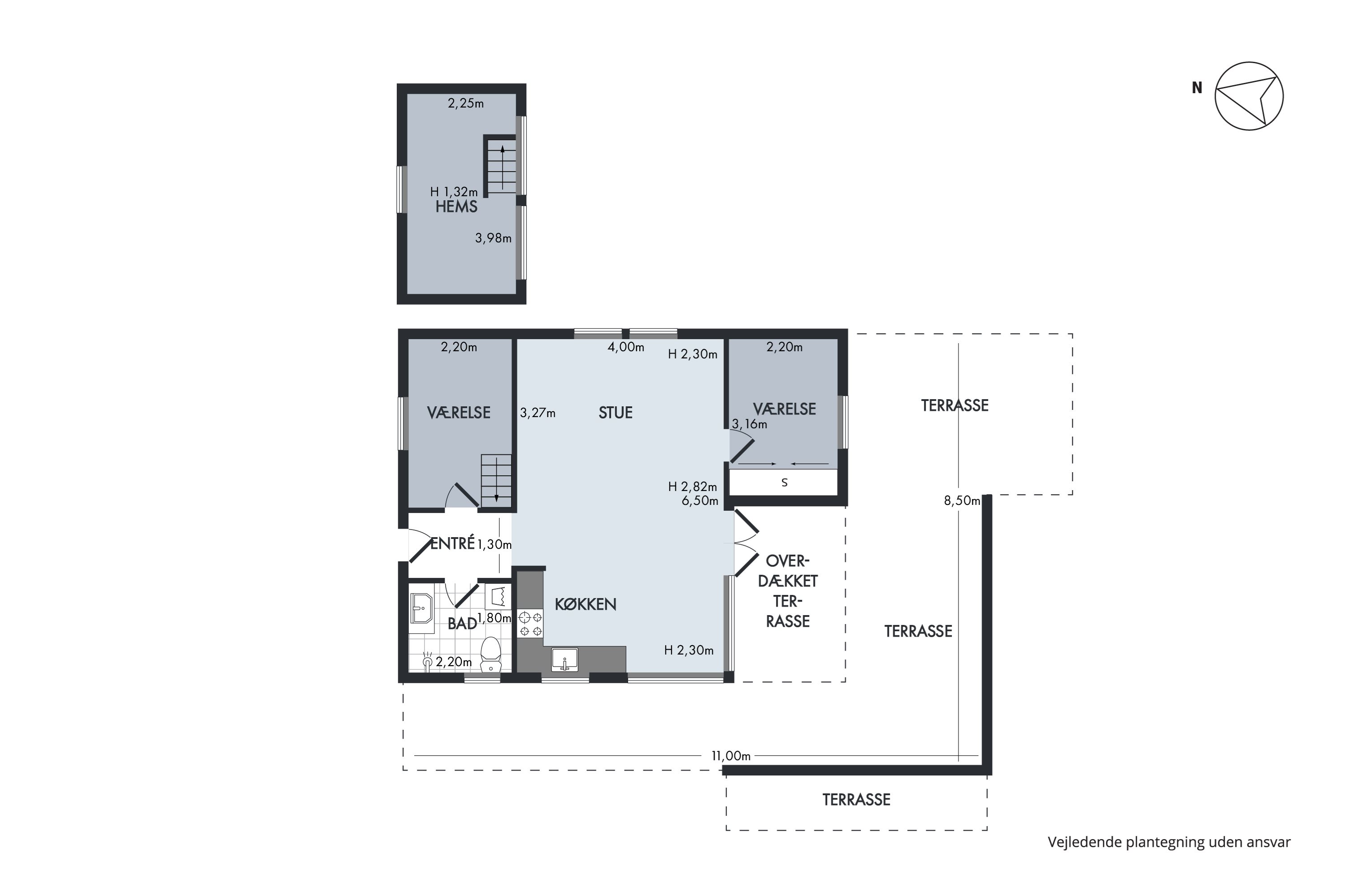 Plantegninger billede af Hf. Bachersminde 56, 2791 Dragør
