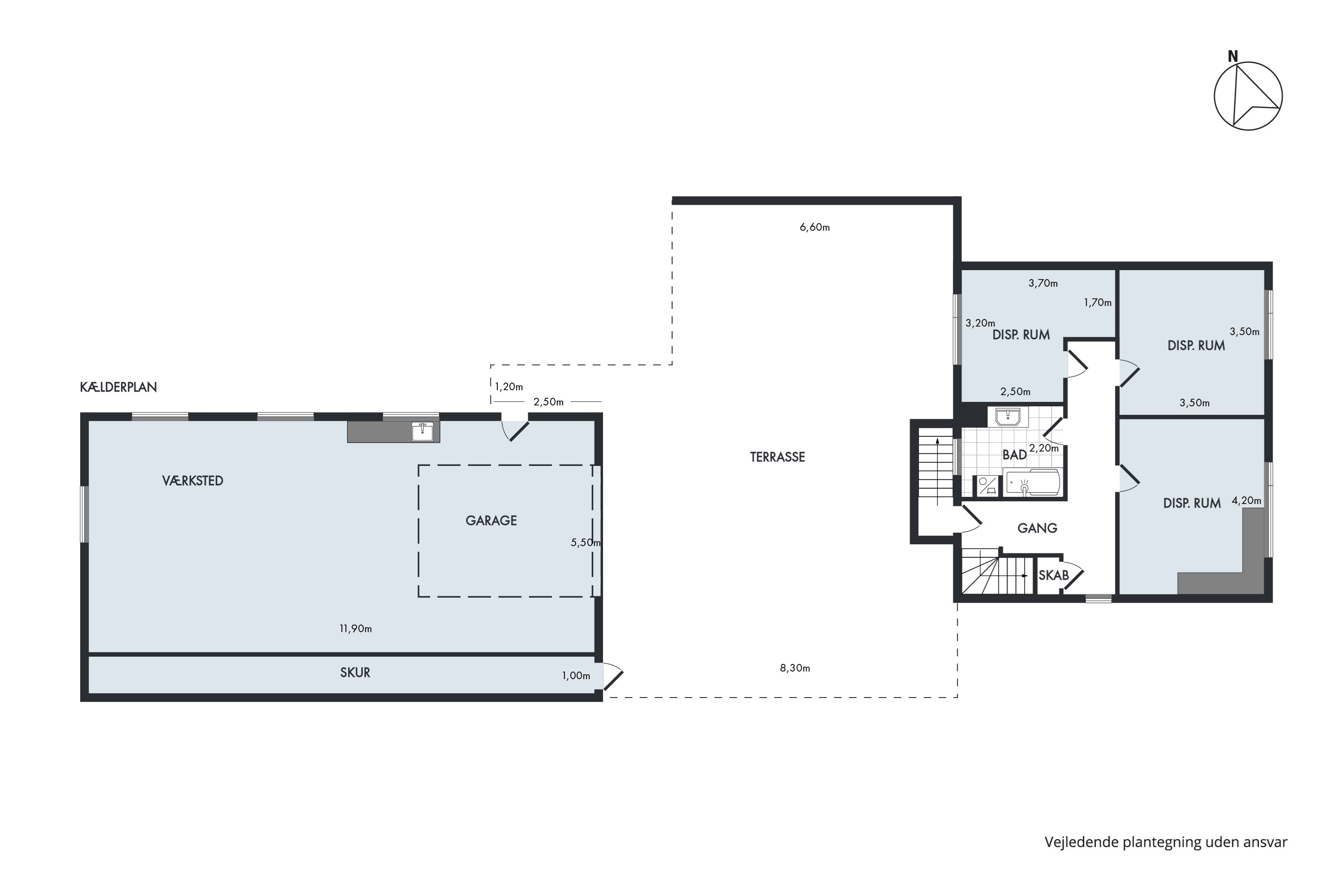 Plantegninger billede af Frihedsvej 6, 9900 Frederikshavn