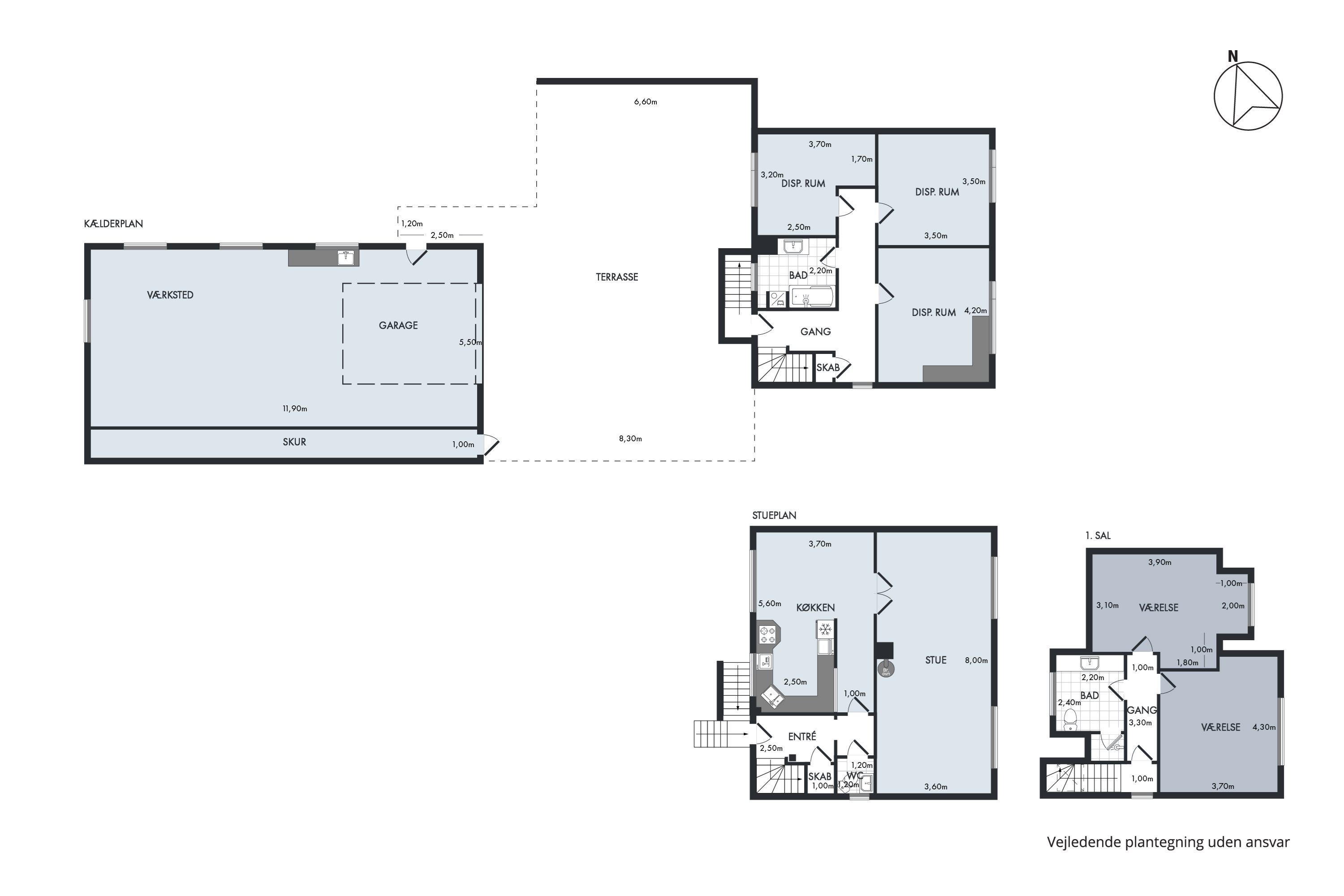 Plantegninger billede af Frihedsvej 6, 9900 Frederikshavn