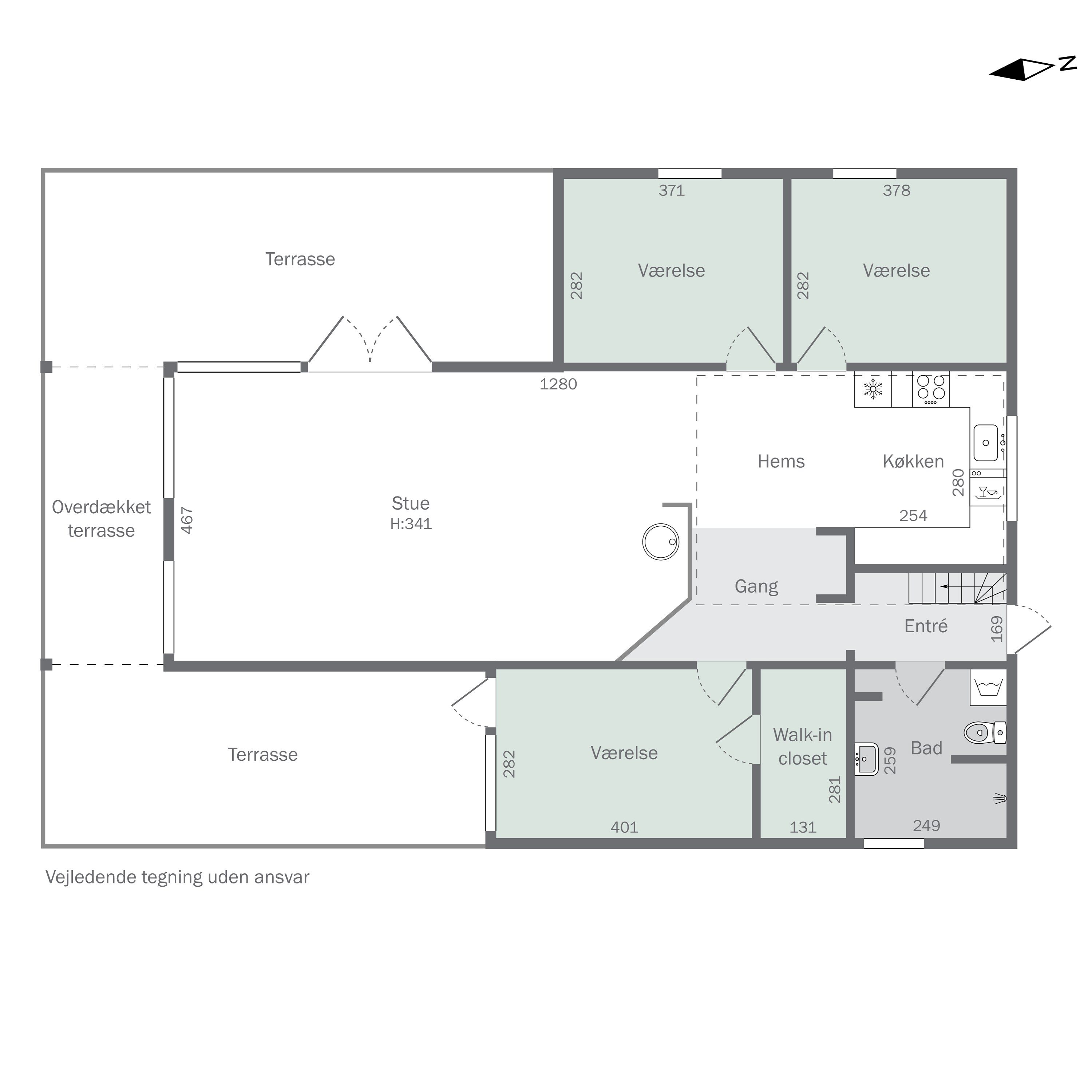 Plantegninger billede af Adonisvej 5, Drøsselbjerg, 4200 Slagelse