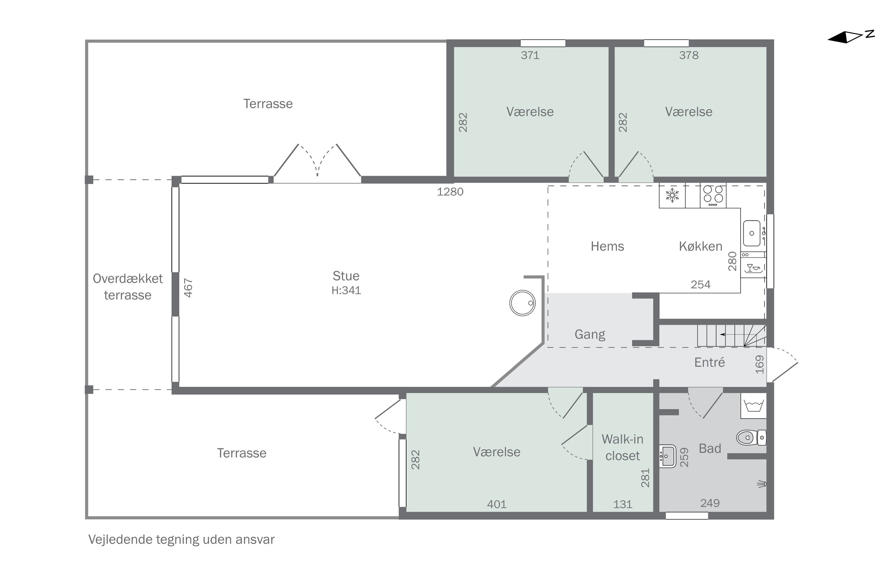 Plantegninger billede af Adonisvej 5, Drøsselbjerg, 4200 Slagelse