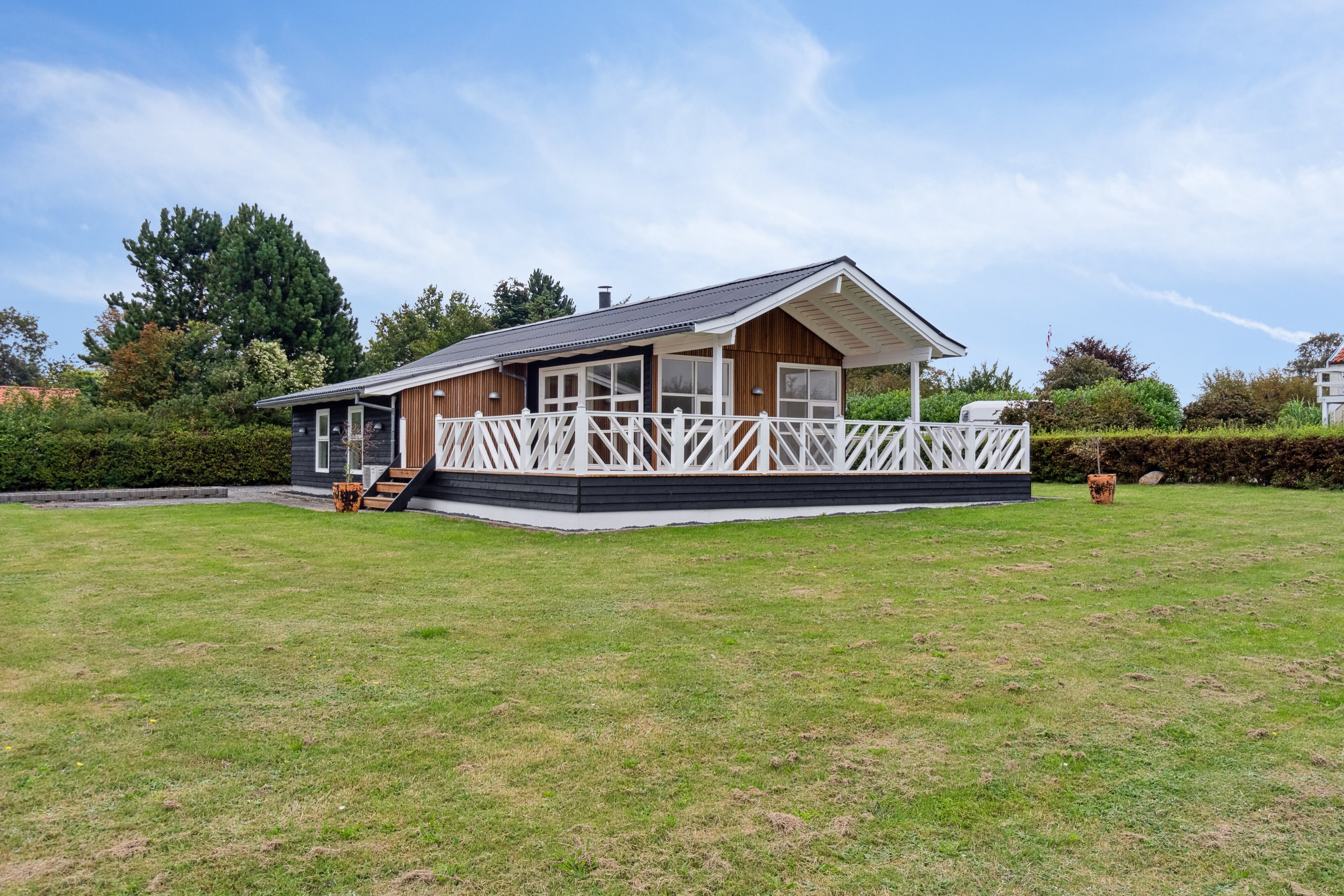 Fremhævet set fra haven billede i fuldskærmstilstand. Billede af Adonisvej 5, Drøsselbjerg, 4200 Slagelse