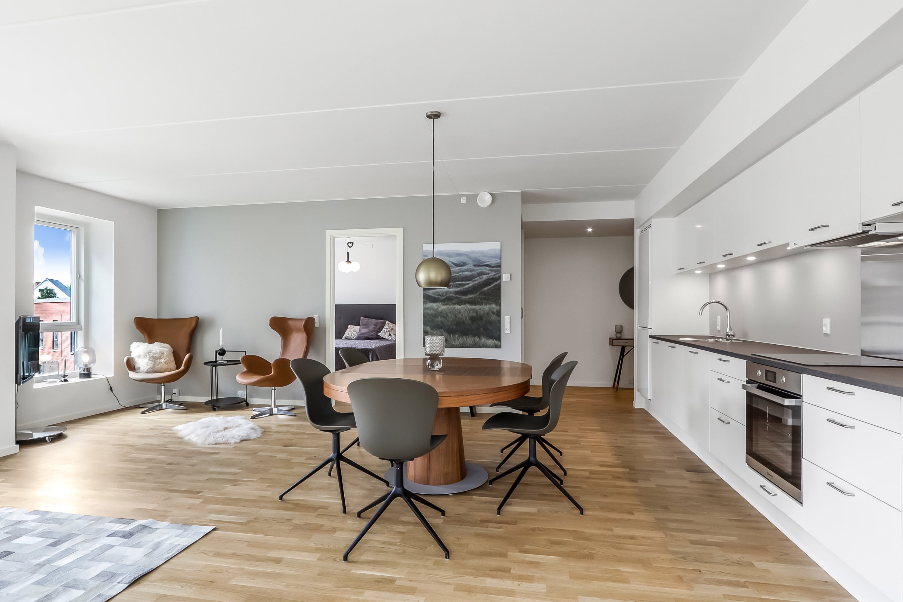 Fremhævet køkken billede i fuldskærmstilstand. Billede af Tekstilgangen 32, 1. 4., 5000 Odense C