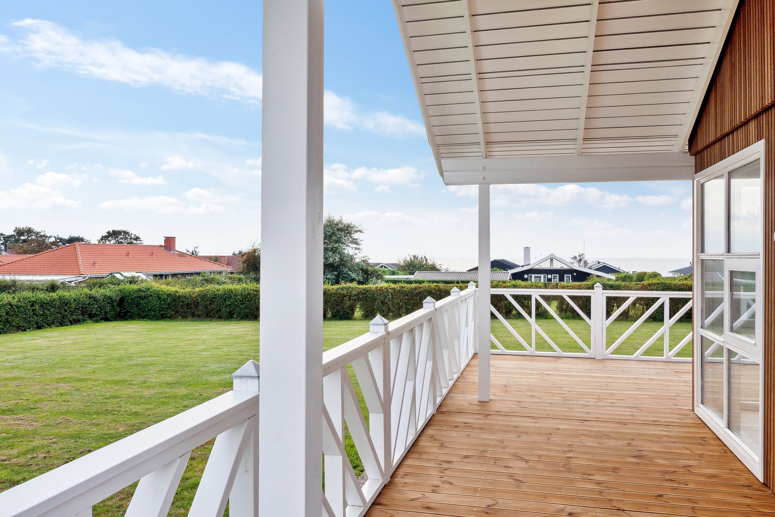 Fremhævet altan billede i fuldskærmstilstand. Billede af Adonisvej 5, Drøsselbjerg, 4200 Slagelse