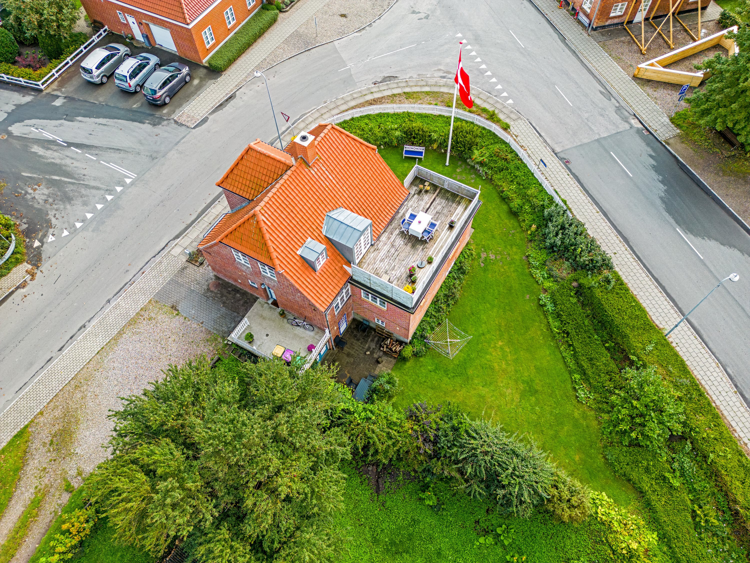 Fremhævet luftfoto billede i fuldskærmstilstand. Billede af Møllevej 2, Møgeltønder, 6270 Tønder