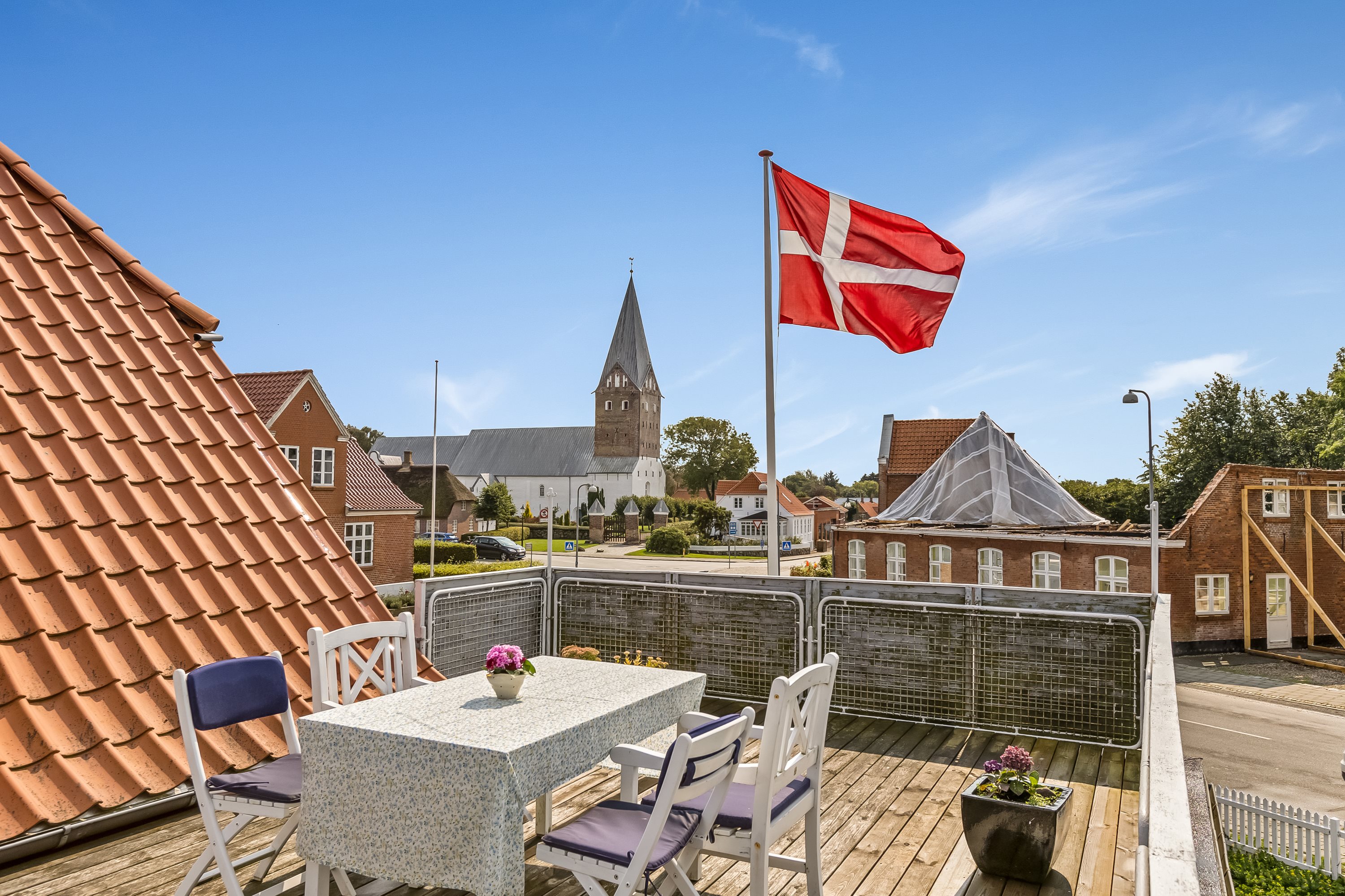 Fremhævet tagterrasse billede i fuldskærmstilstand. Billede af Møllevej 2, Møgeltønder, 6270 Tønder