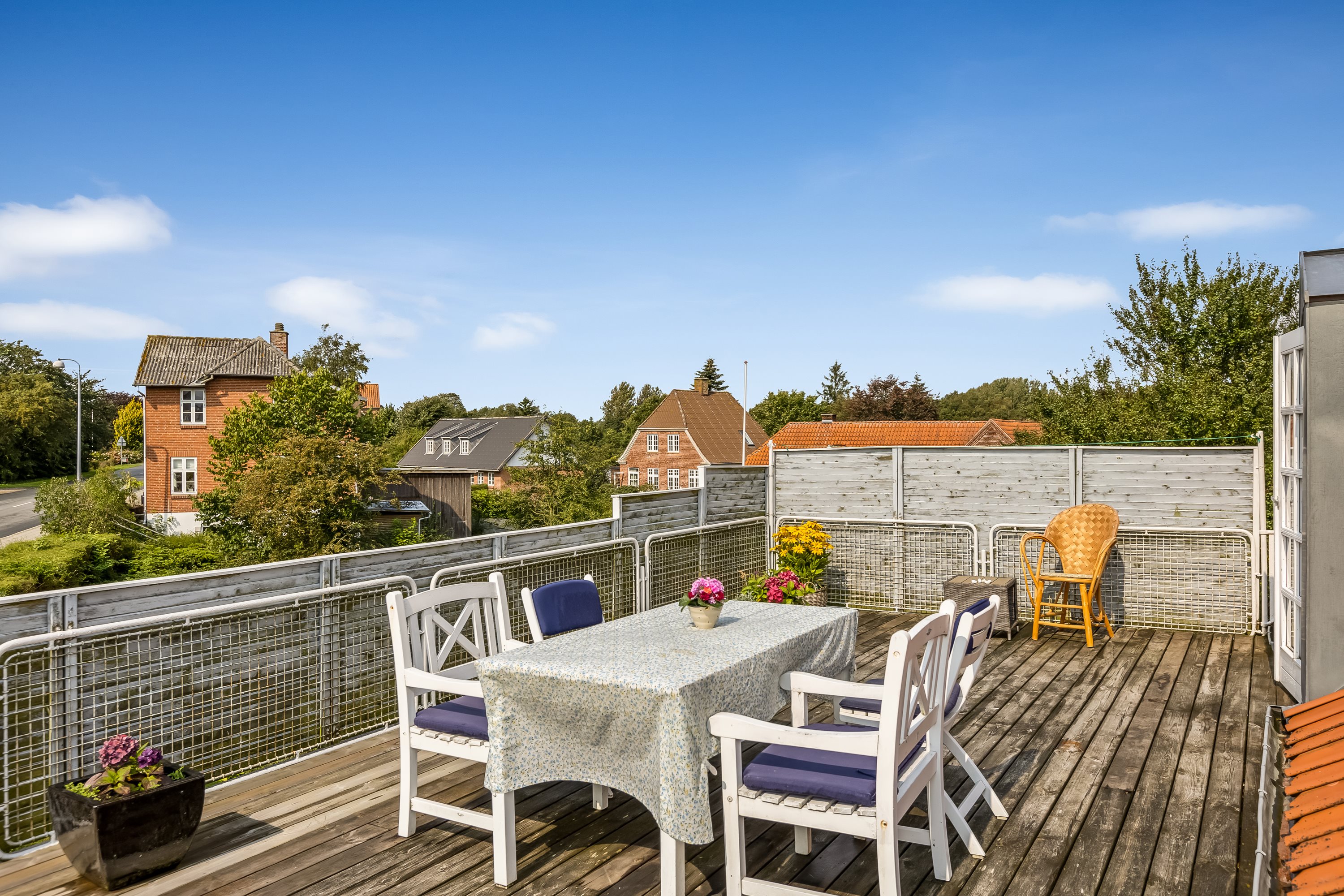 Fremhævet tagterrasse billede i fuldskærmstilstand. Billede af Møllevej 2, Møgeltønder, 6270 Tønder