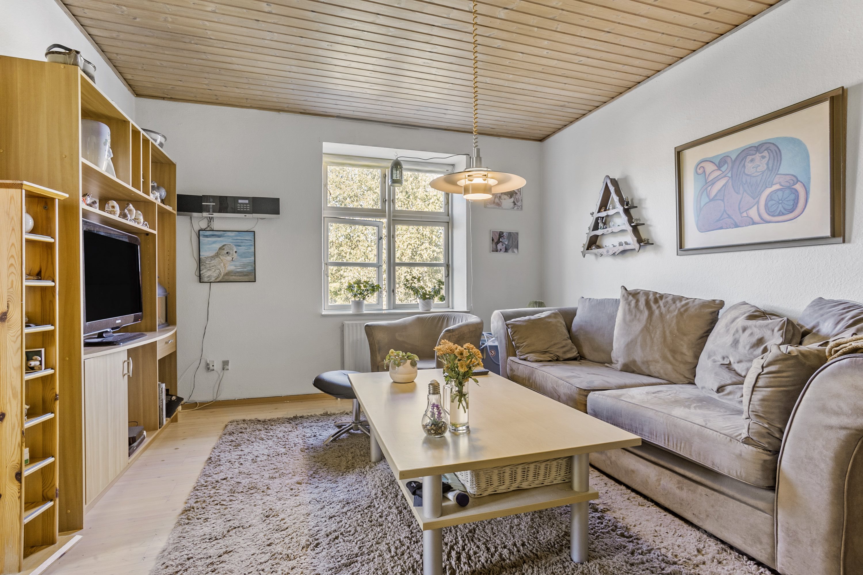 Fremhævet stue billede i fuldskærmstilstand. Billede af Naffet 33D, 1. th., 6100 Haderslev