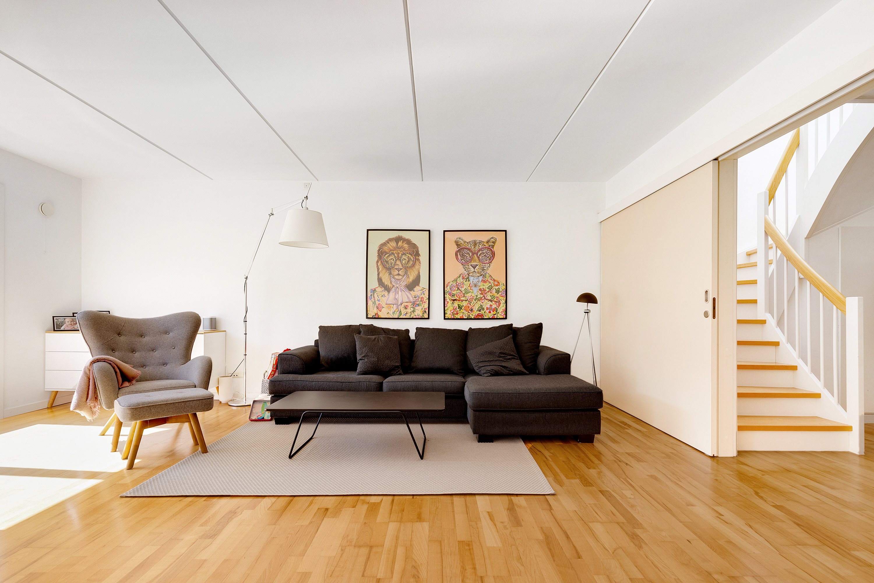 Fremhævet stue billede i fuldskærmstilstand. Billede af Viggo Jarls Vej 1, Søllerød, 2830 Virum