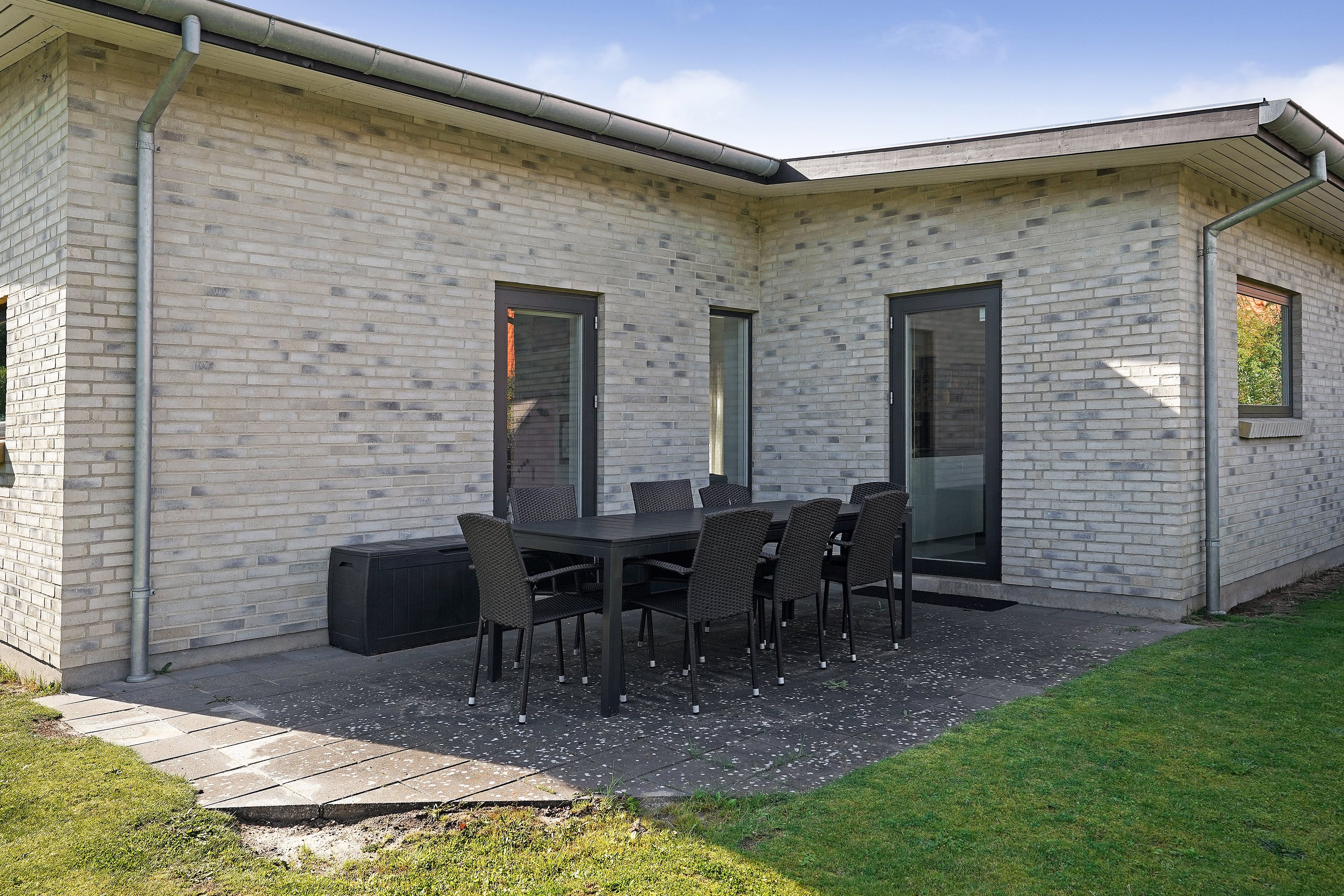 Fremhævet terrasse billede i fuldskærmstilstand. Billede af Østervænget 20, 7300 Jelling