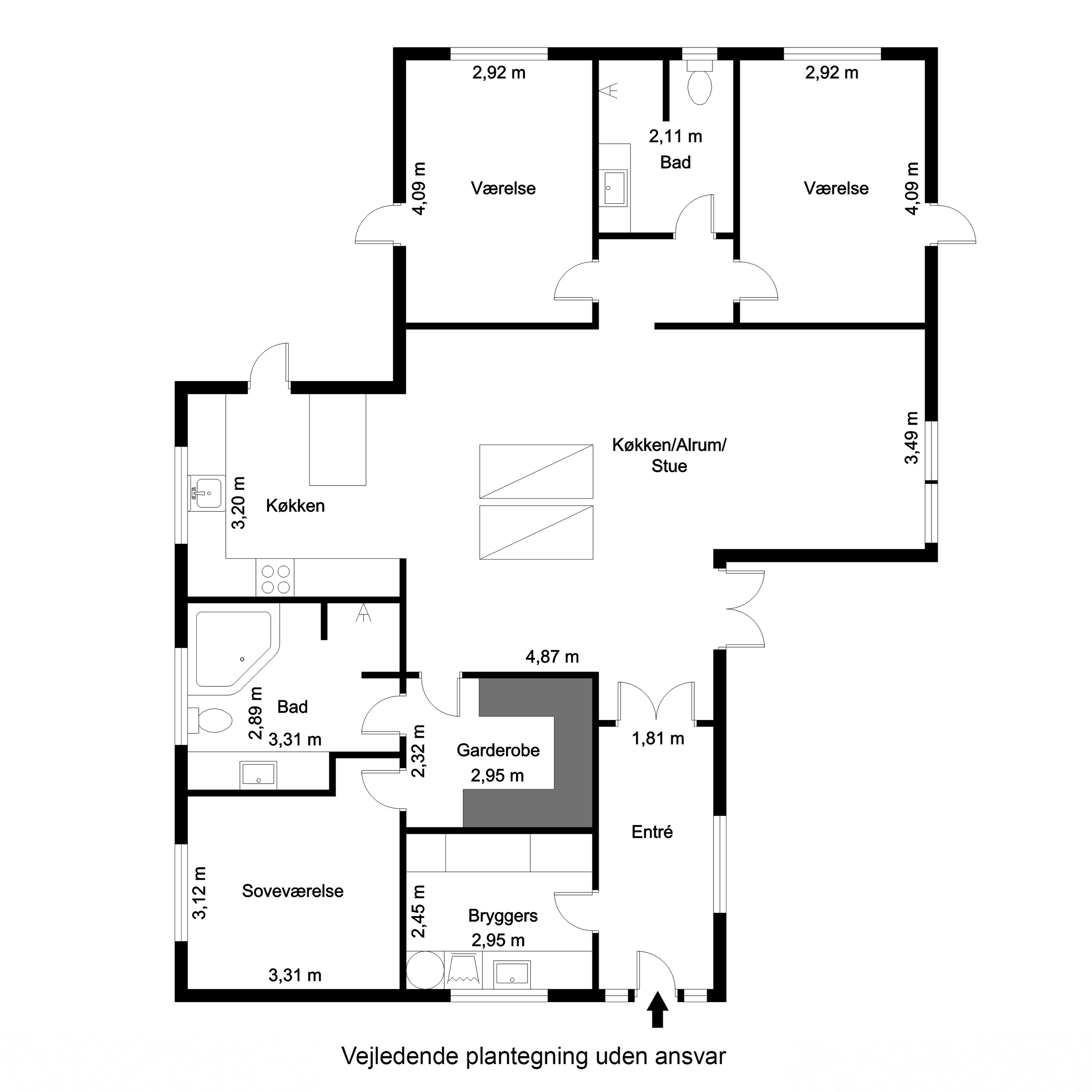 Plantegninger billede af Østervænget 20, 7300 Jelling