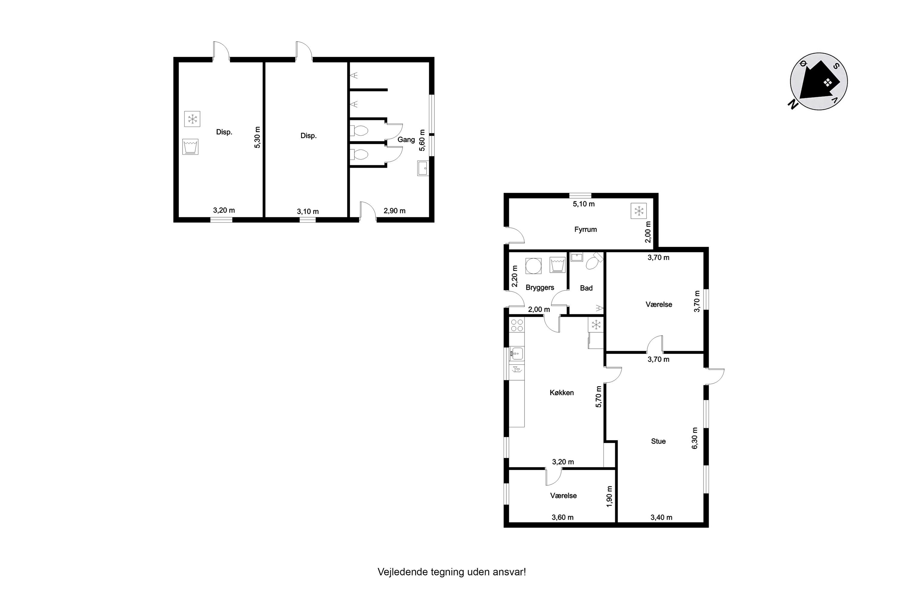 Plantegninger billede af Birkelundvej 1, Vorgod Ø, 6920 Videbæk