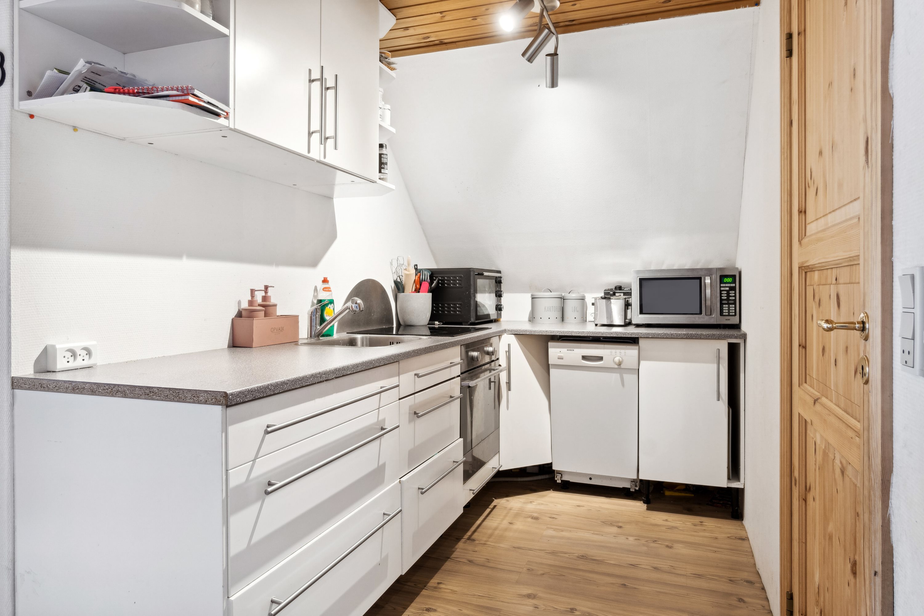 Fremhævet køkken billede i fuldskærmstilstand. Billede af Egebjergvej 241, Lestrup, 4500 Nykøbing Sj