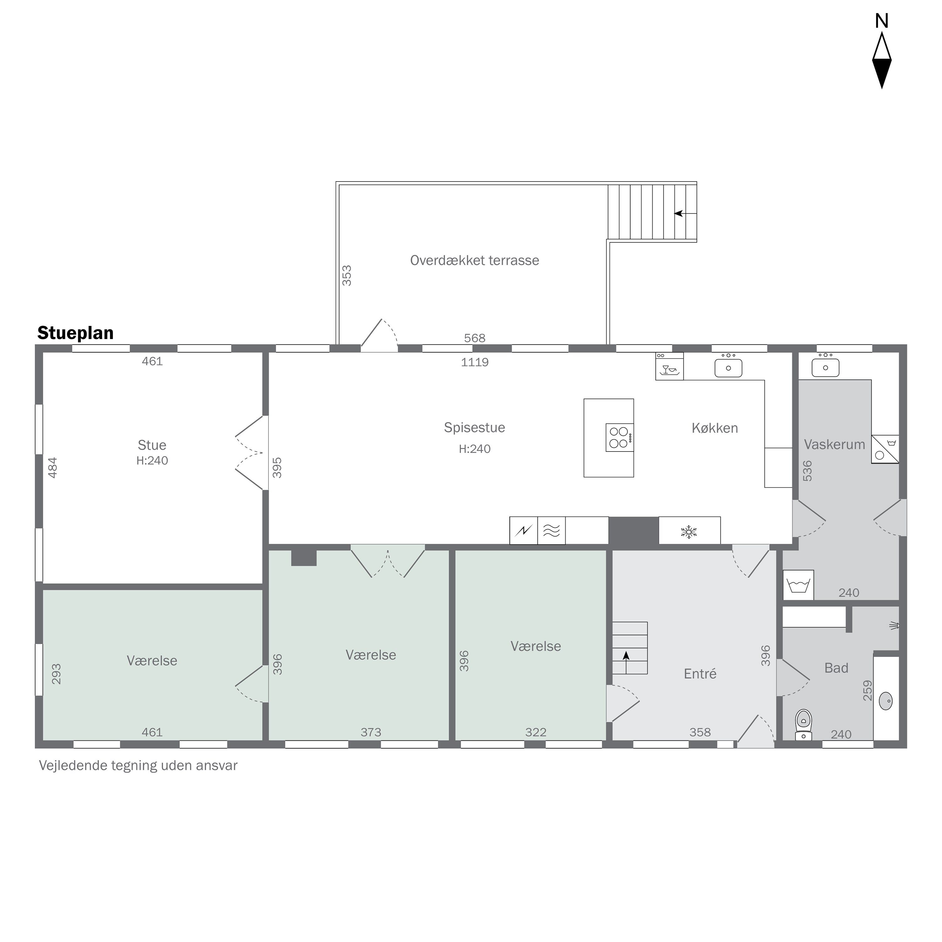 Plantegninger billede af Egebjergvej 241, Lestrup, 4500 Nykøbing Sj