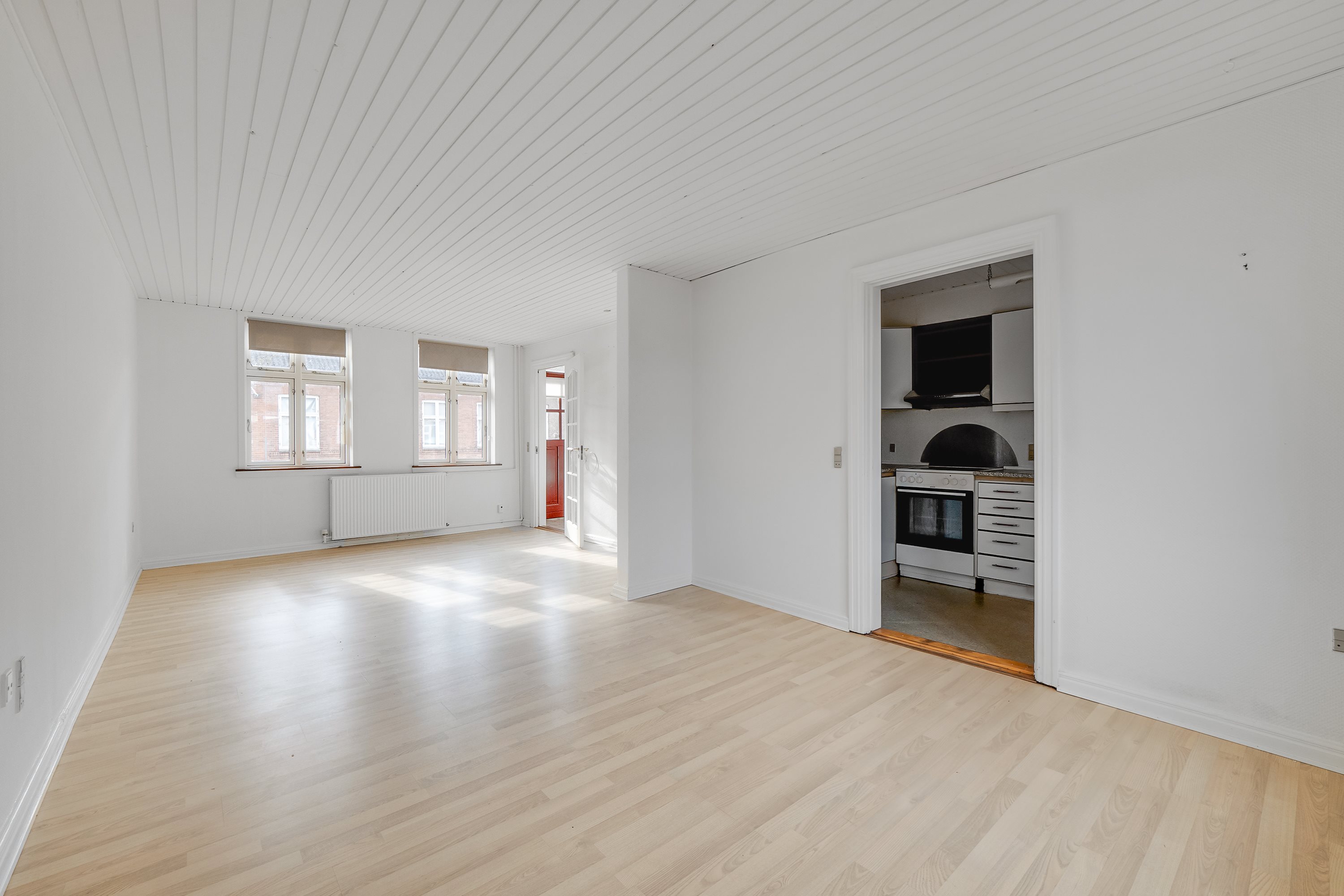 Fremhævet stue billede i fuldskærmstilstand. Billede af Nørrebro 72, 7900 Nykøbing M