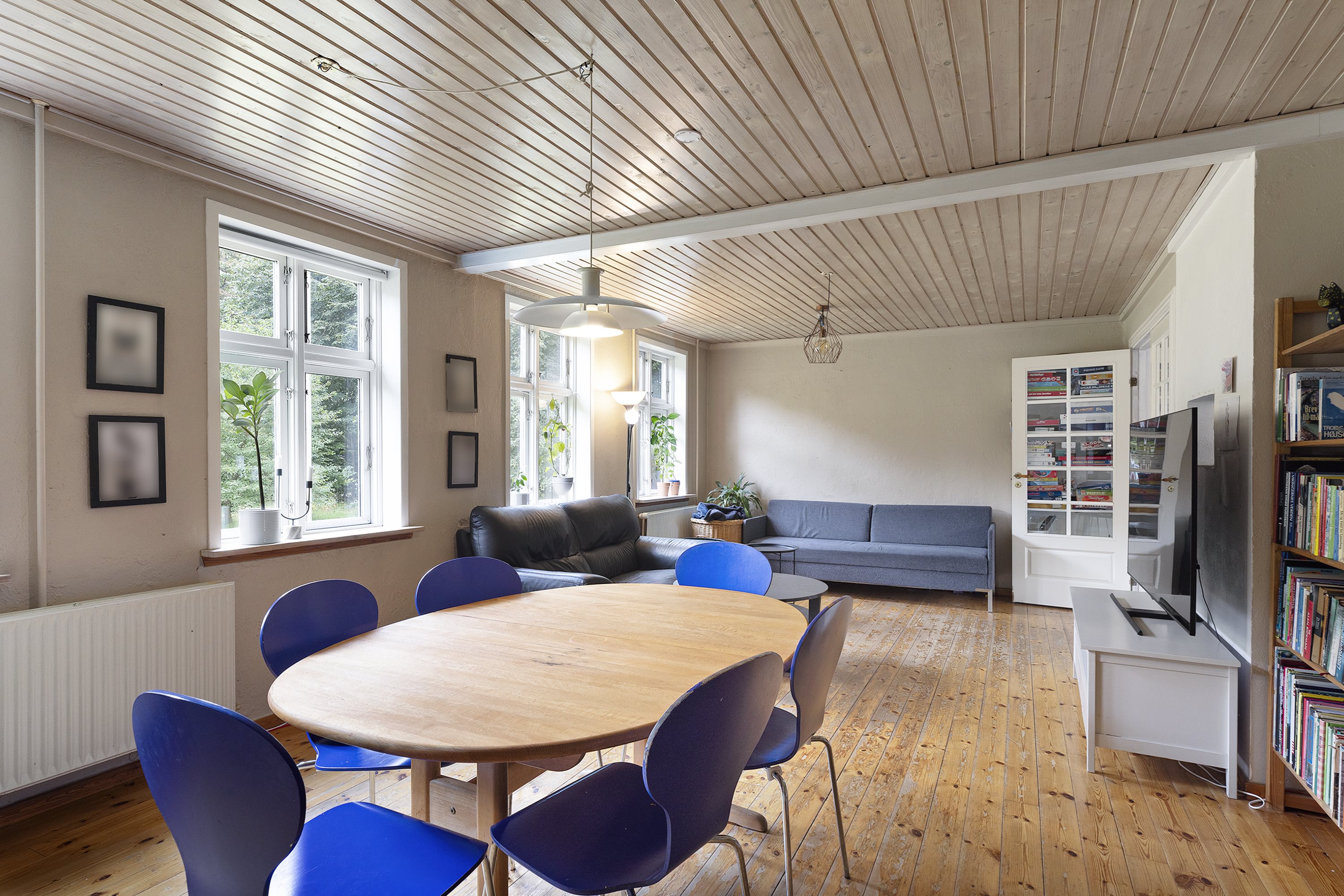 Fremhævet stue billede i fuldskærmstilstand. Billede af Ribevej 34, Egebæk, 6760 Ribe