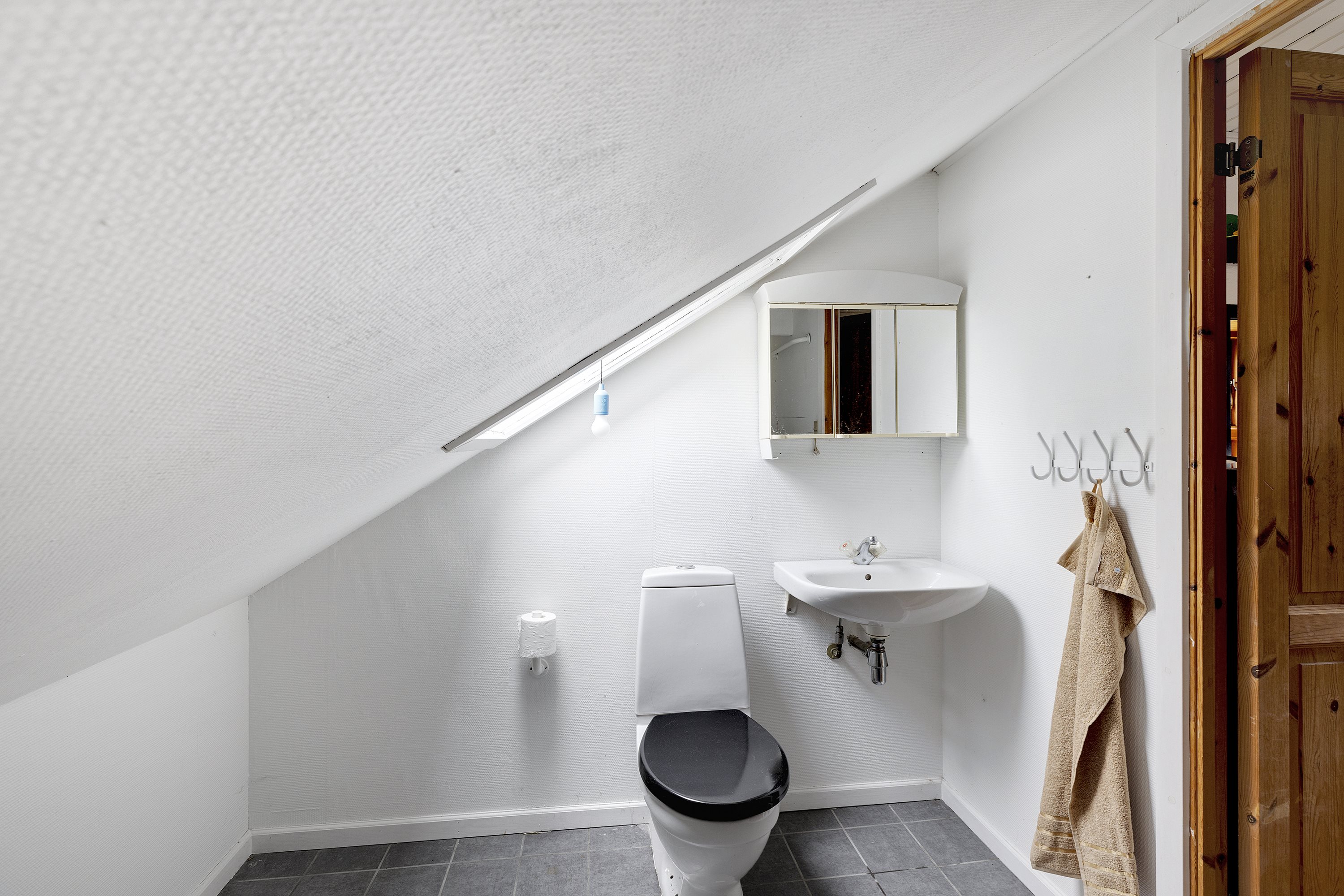 Fremhævet toilet billede i fuldskærmstilstand. Billede af Ribevej 34, Egebæk, 6760 Ribe