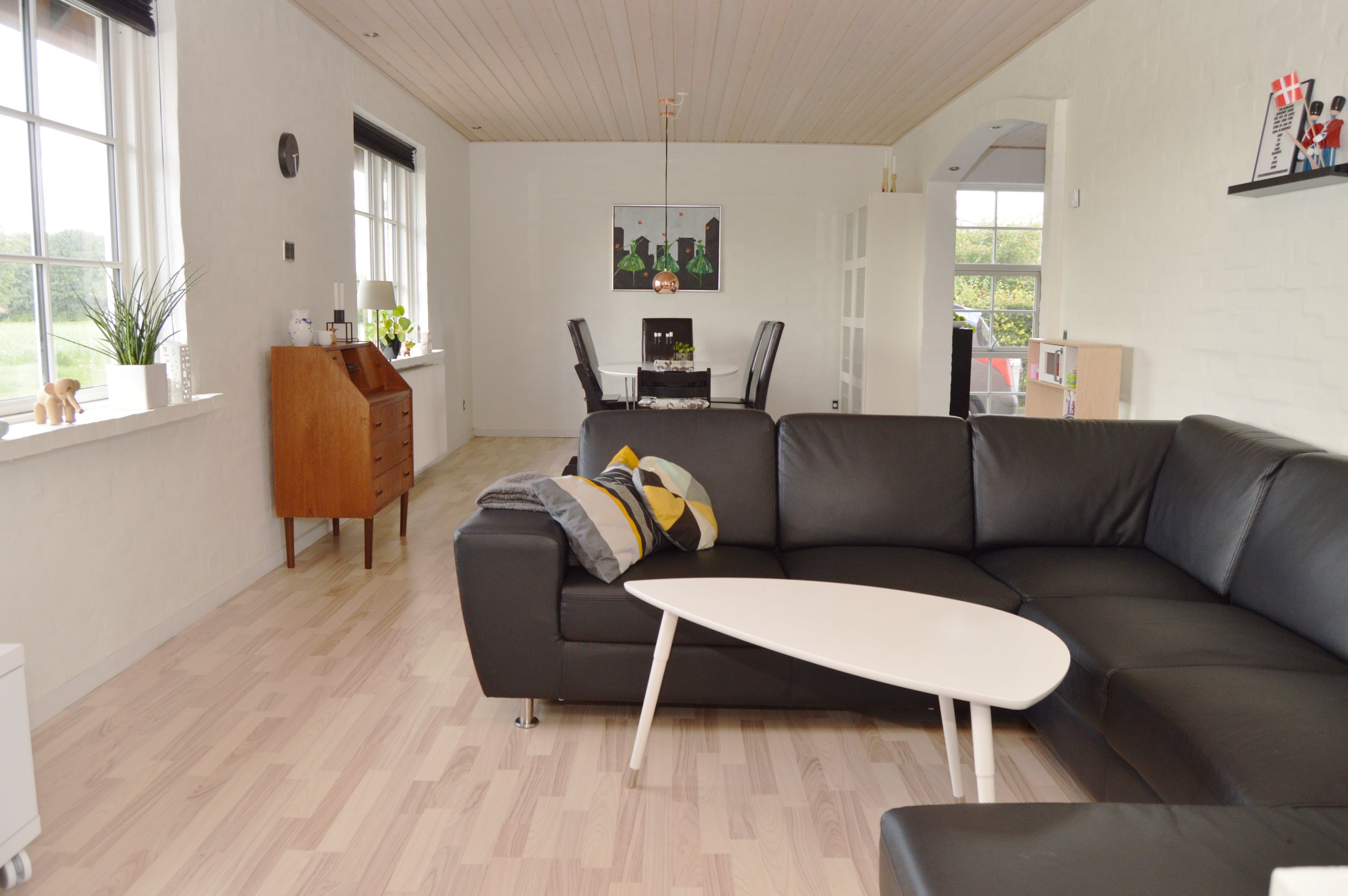 Fremhævet stue billede i fuldskærmstilstand. Billede af Sæddingvej 10, Rækker Mølle, 6900 Skjern